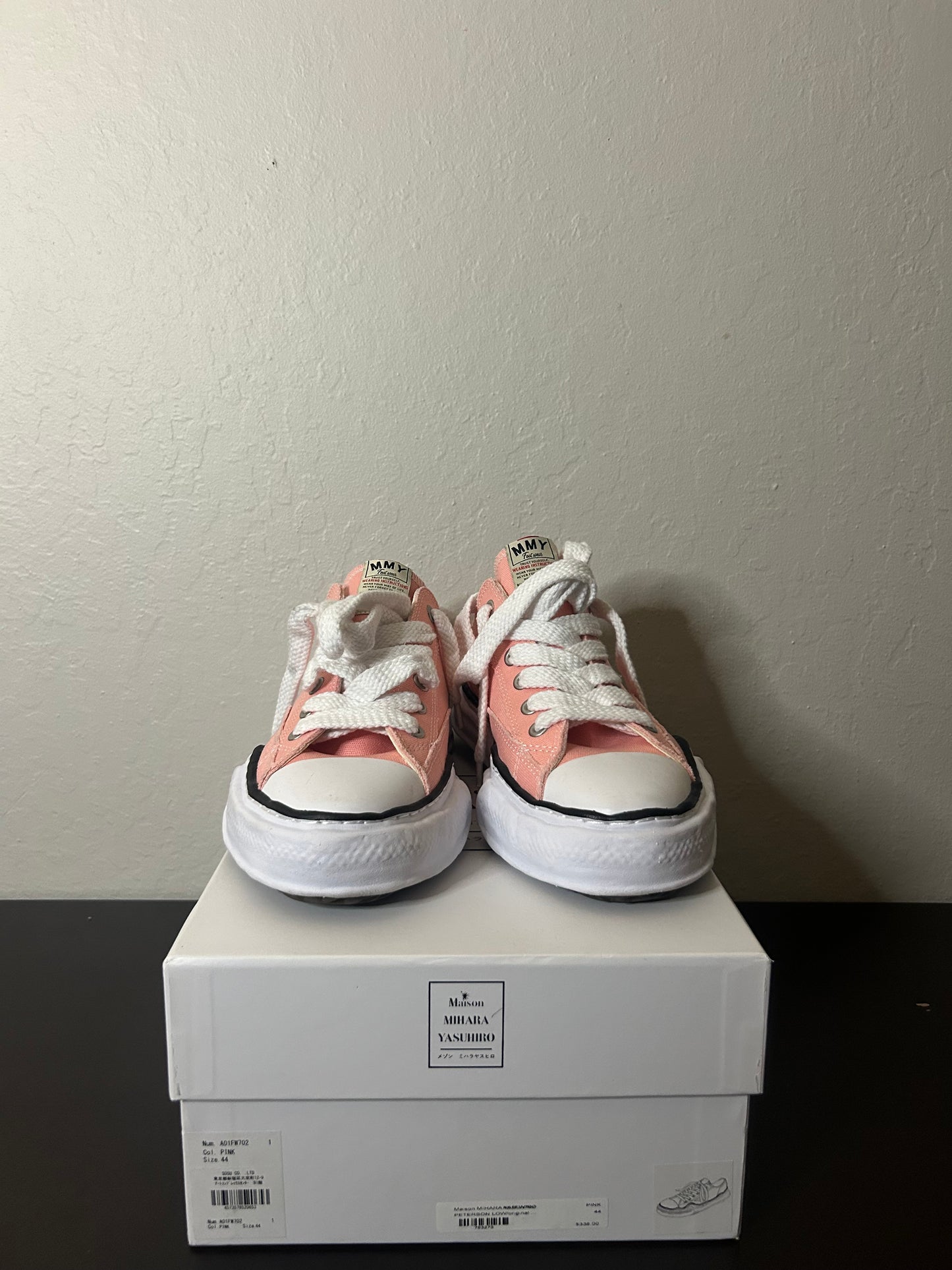 Maison Mihara Pink Low Top Sneaker