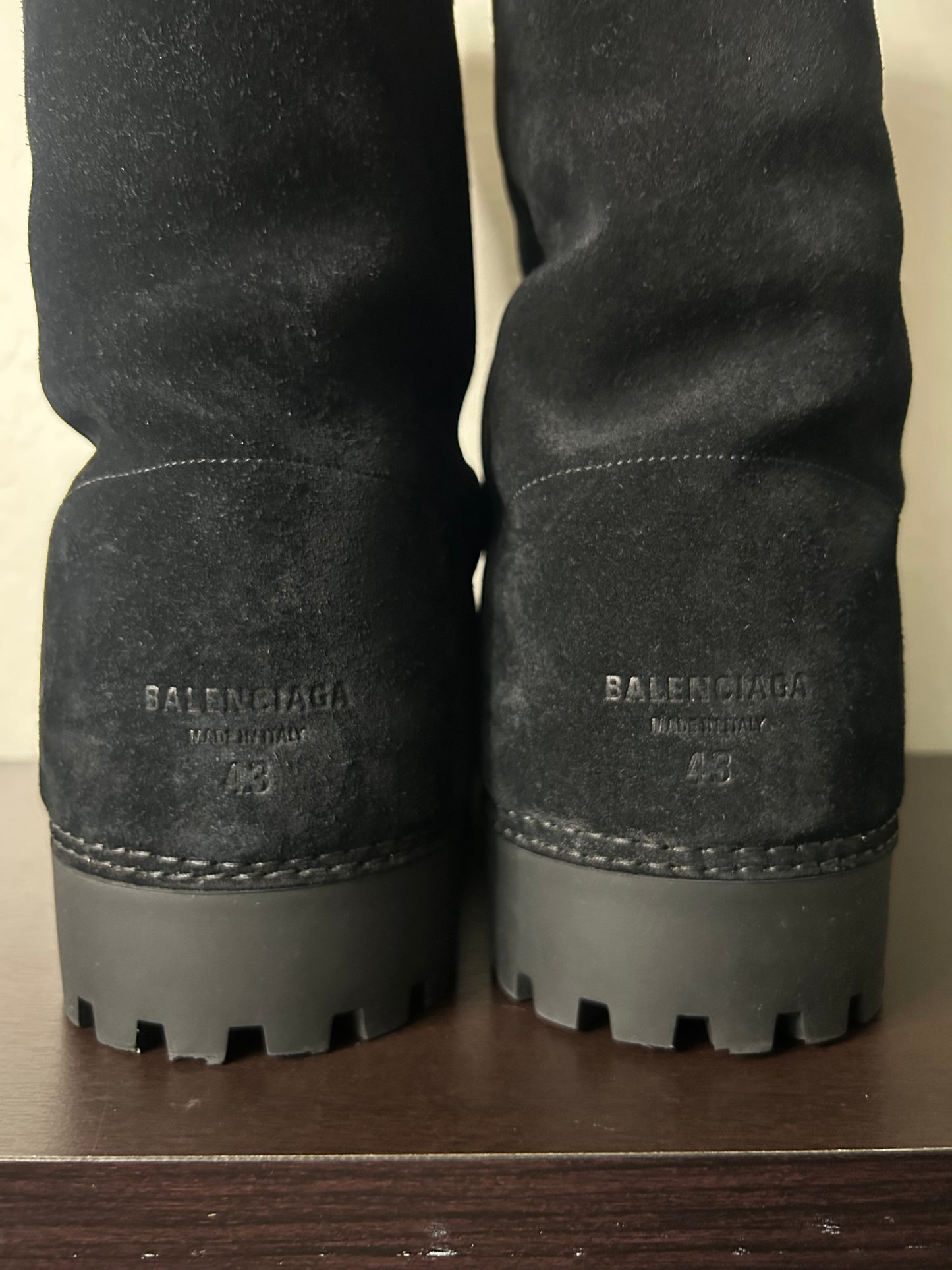 Balenciaga Black Alaska Fur Boots