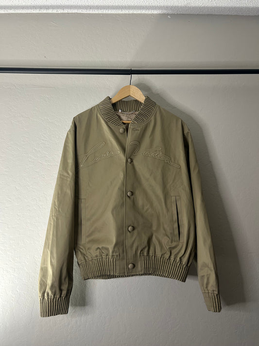 Louis Vuitton Tan Baseball Bomber Jacket