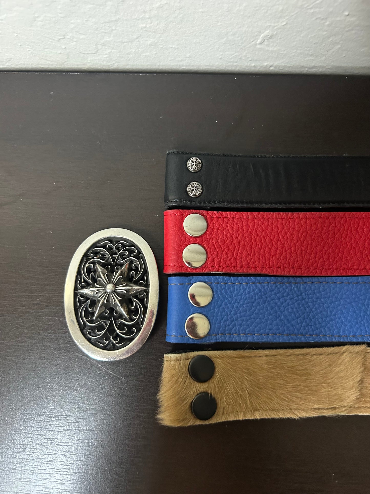 Chrome Hearts Star Buckle Belt and Strap
