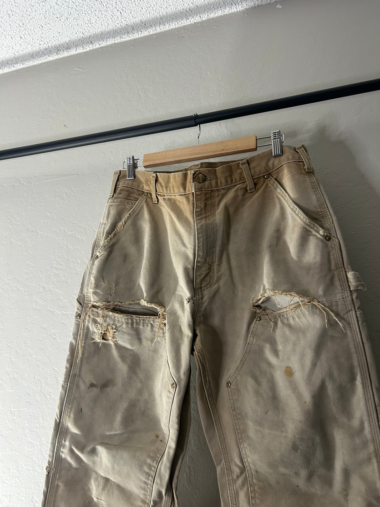 Vintage Tan Carhartt Double Knees