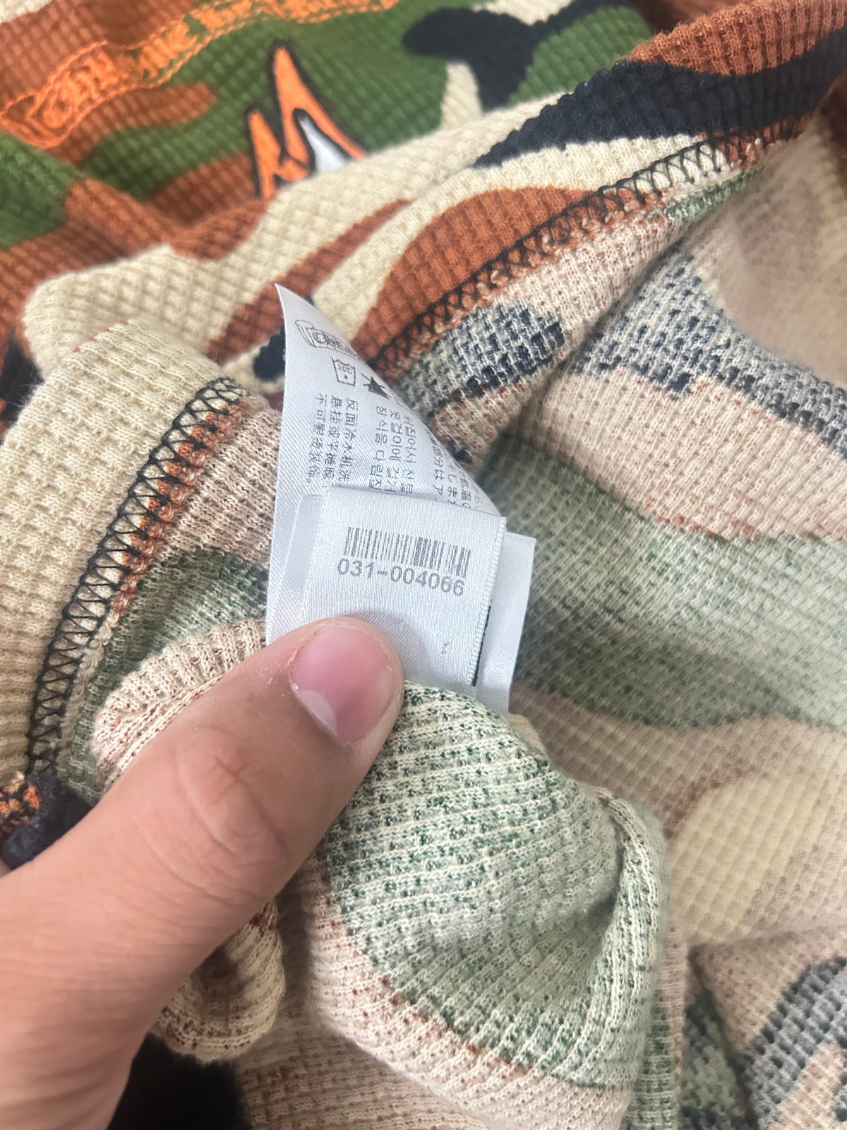 Chrome Hearts Matty Boy Camo Caution Thermal