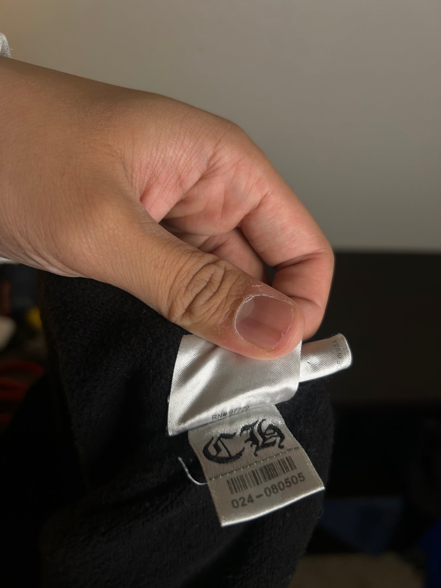 Chrome Hearts Scroll Logo Hoodie