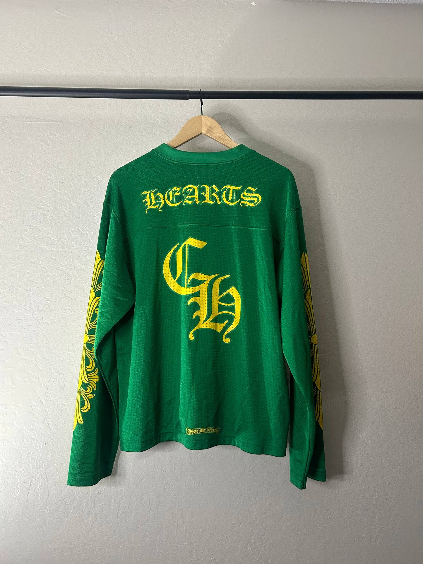 Chrome Hearts Green/Yellow Longsleeve Jersey