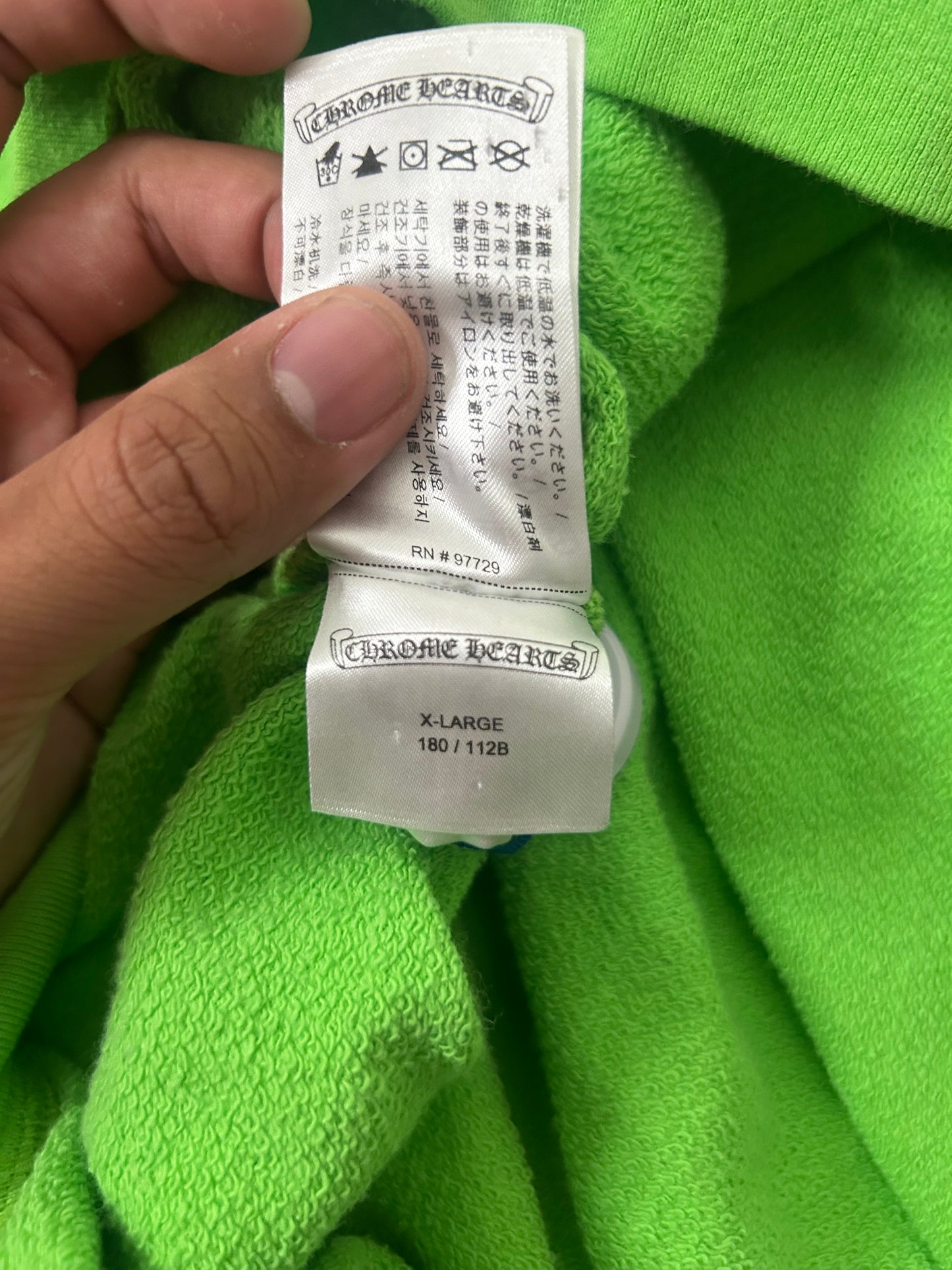 Chrome Hearts Green Sex Records Hoodie
