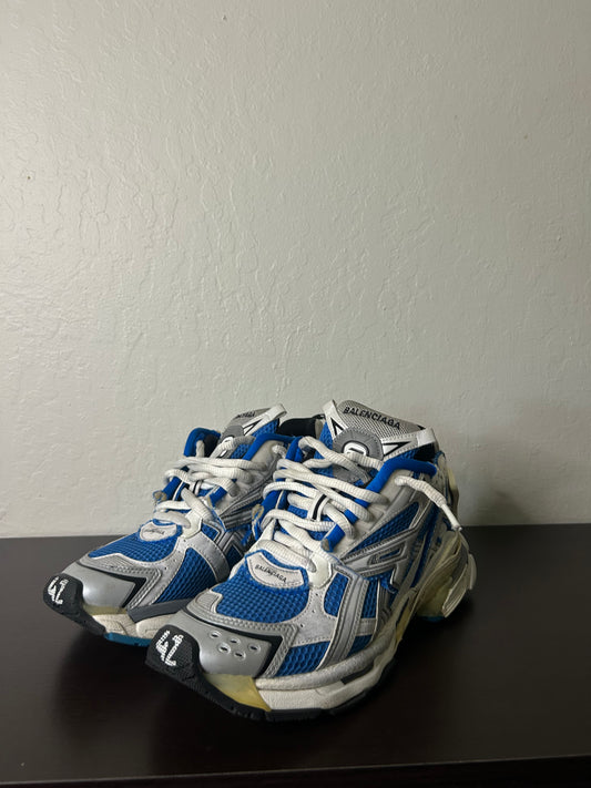 Balenciaga Blue and White Runner