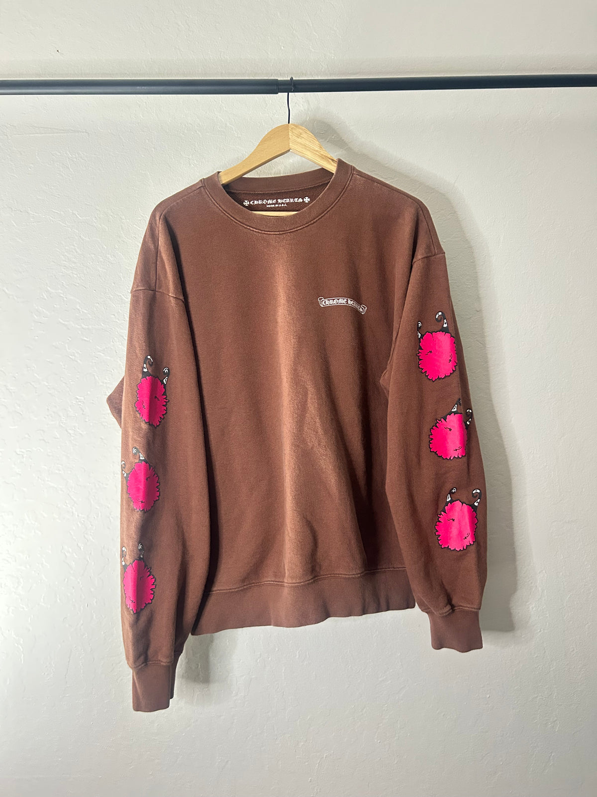 Chrome Hearts Matty Boy Brown Structure Crewneck