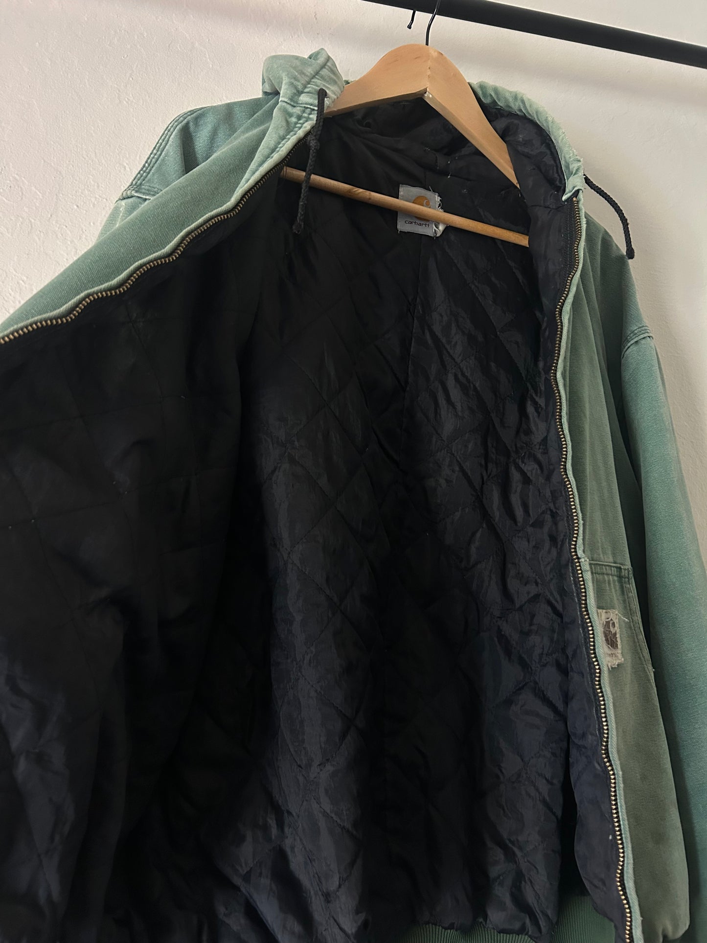 Green Vintage Carhartt Work Jacket