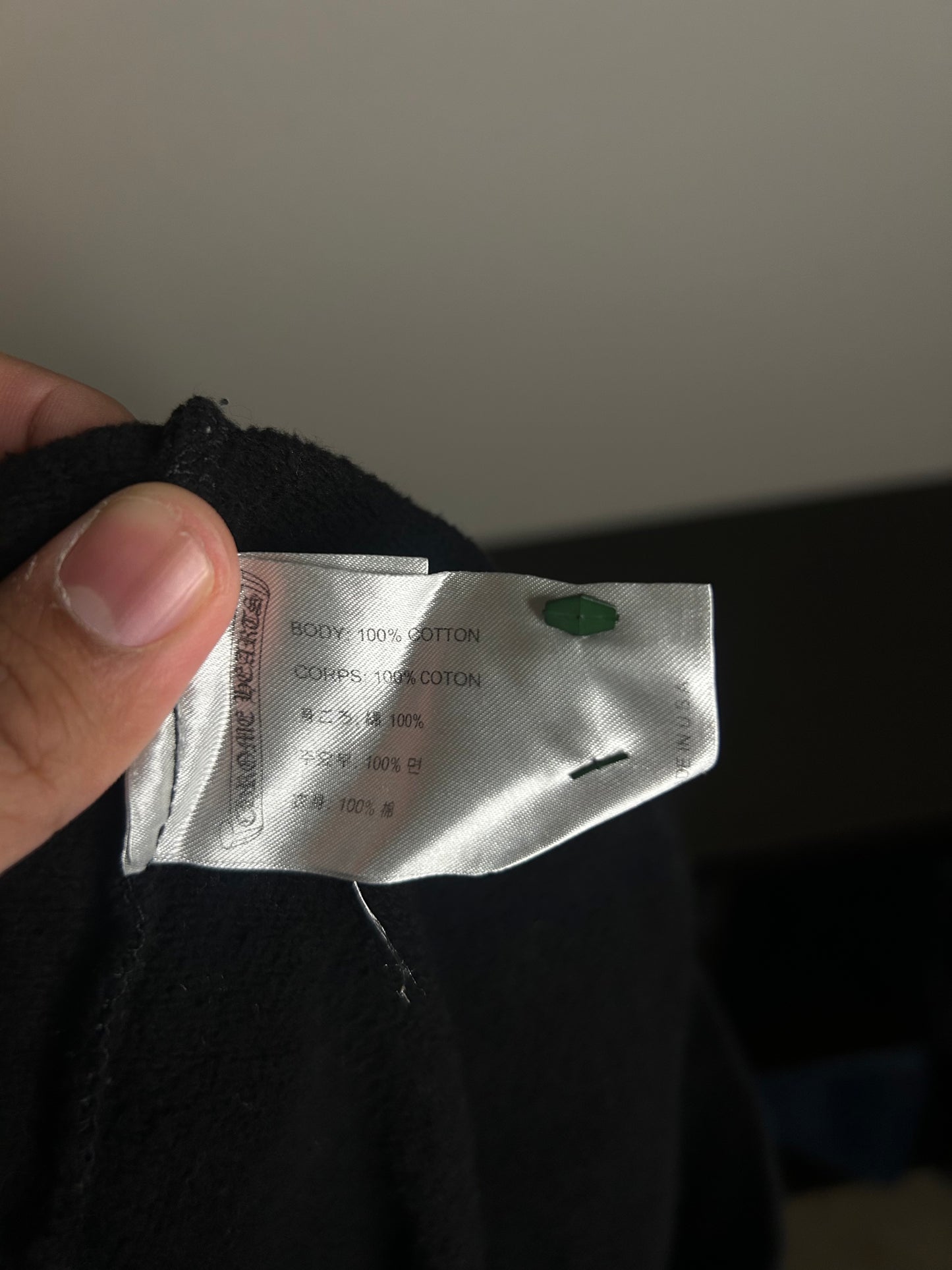 Chrome Hearts Scroll Logo Hoodie