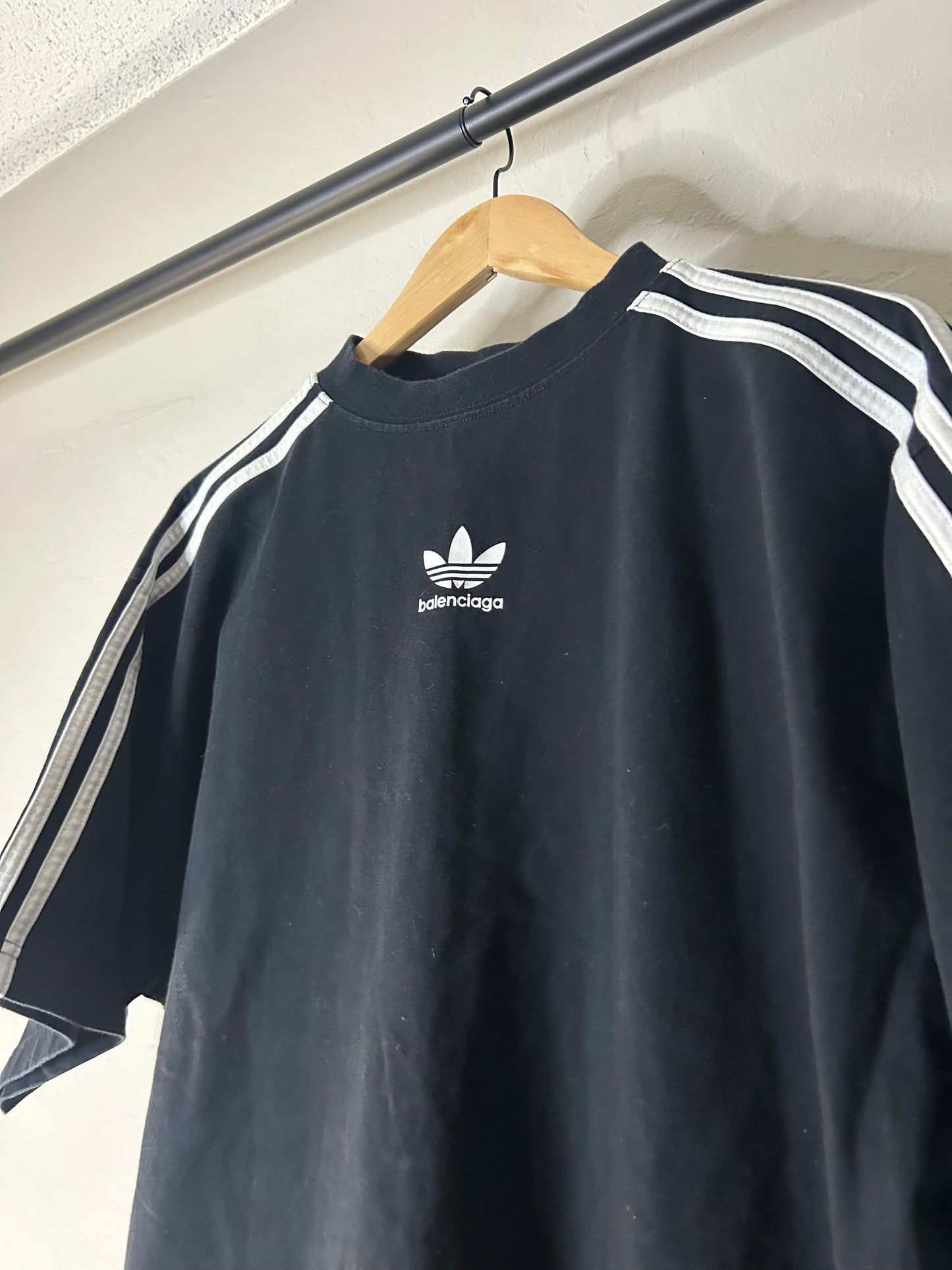 Balenciaga Adidas Three Stripe Tee