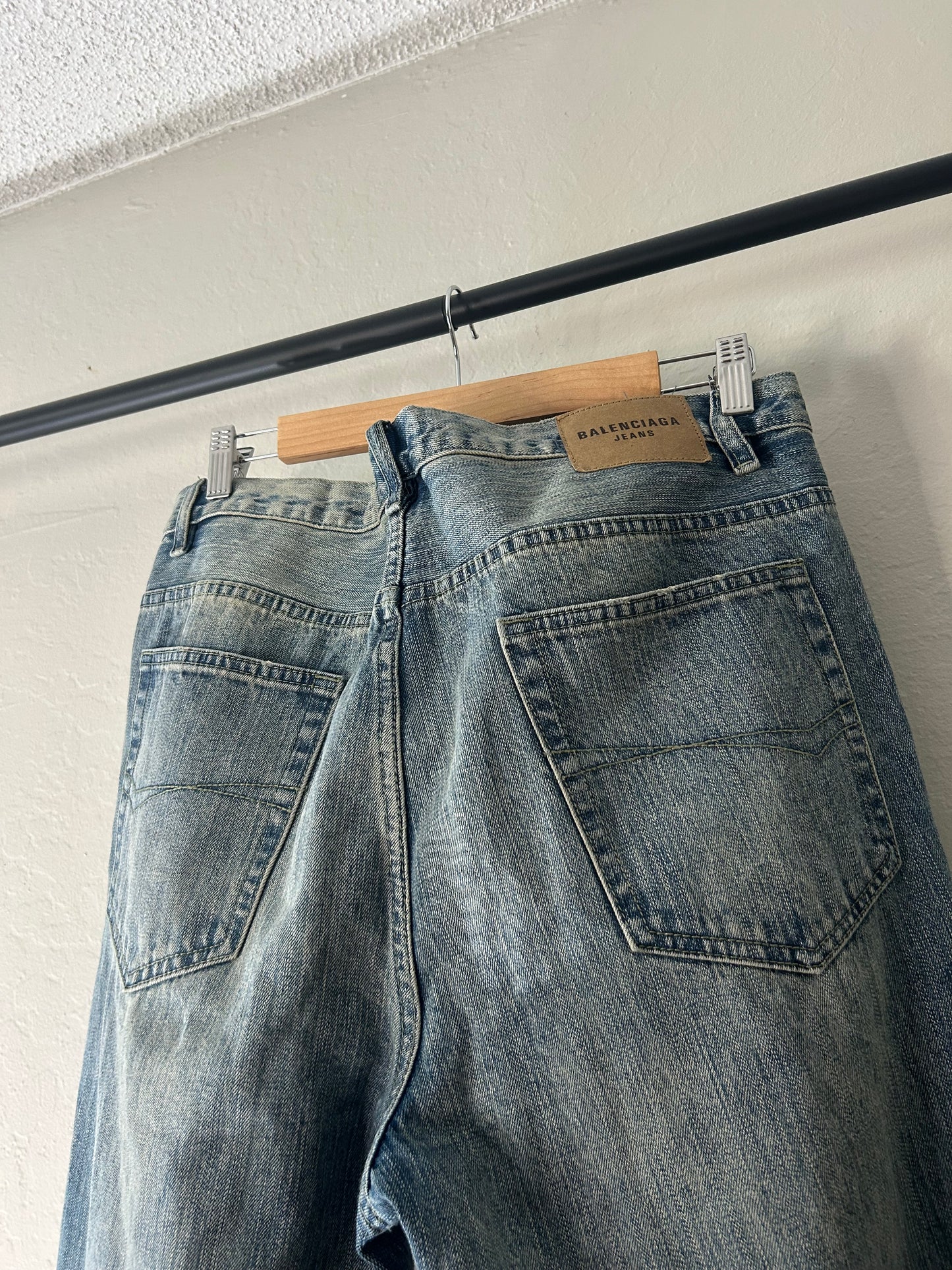 Balenciaga Blue Flared Jeans