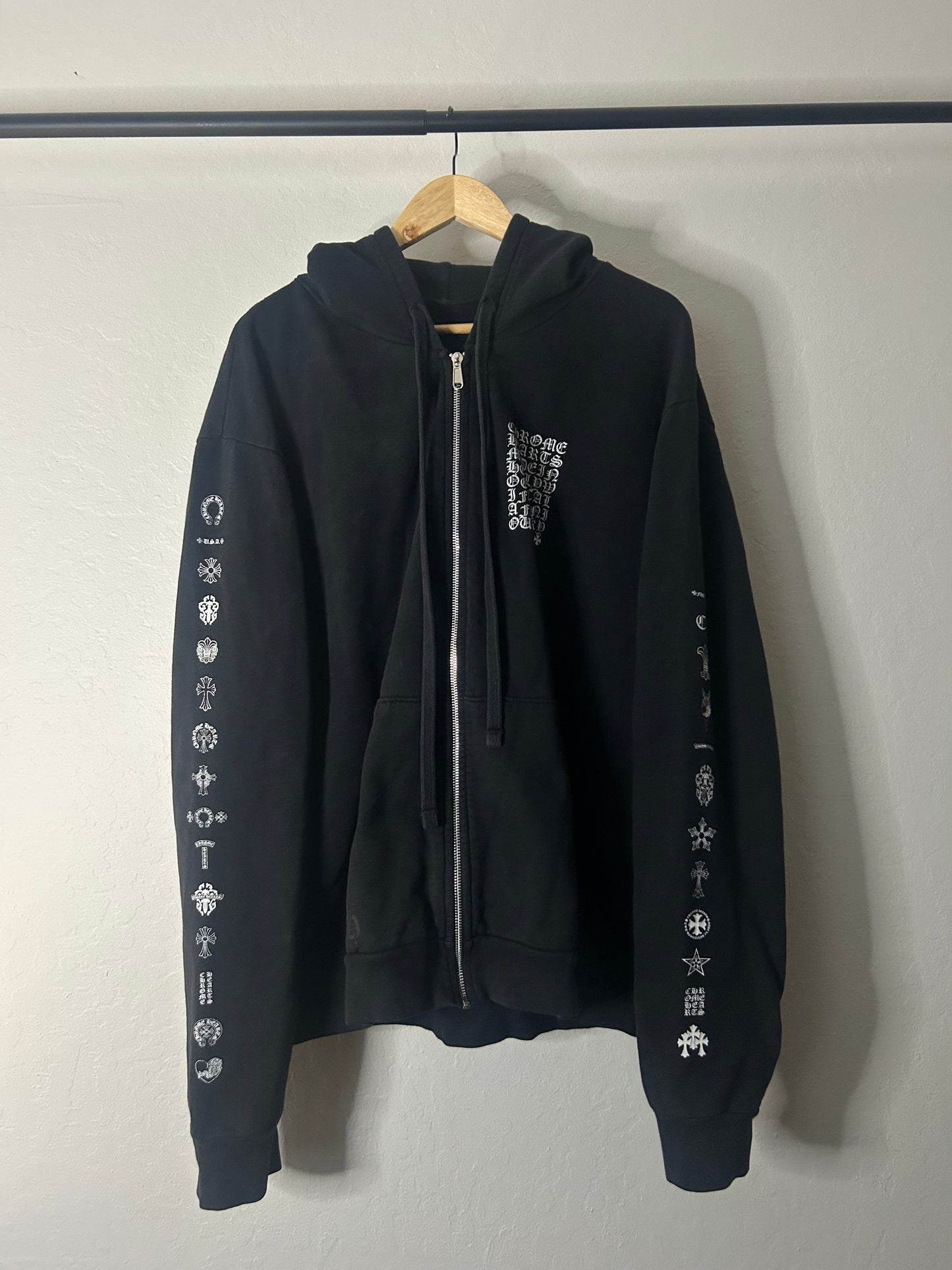 Chrome Hearts Multi Log Zip Up Hoodie