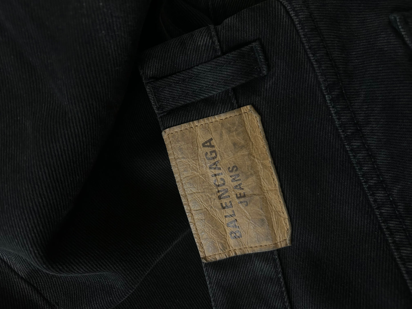 Balenciaga Black Lost Tape Jeans