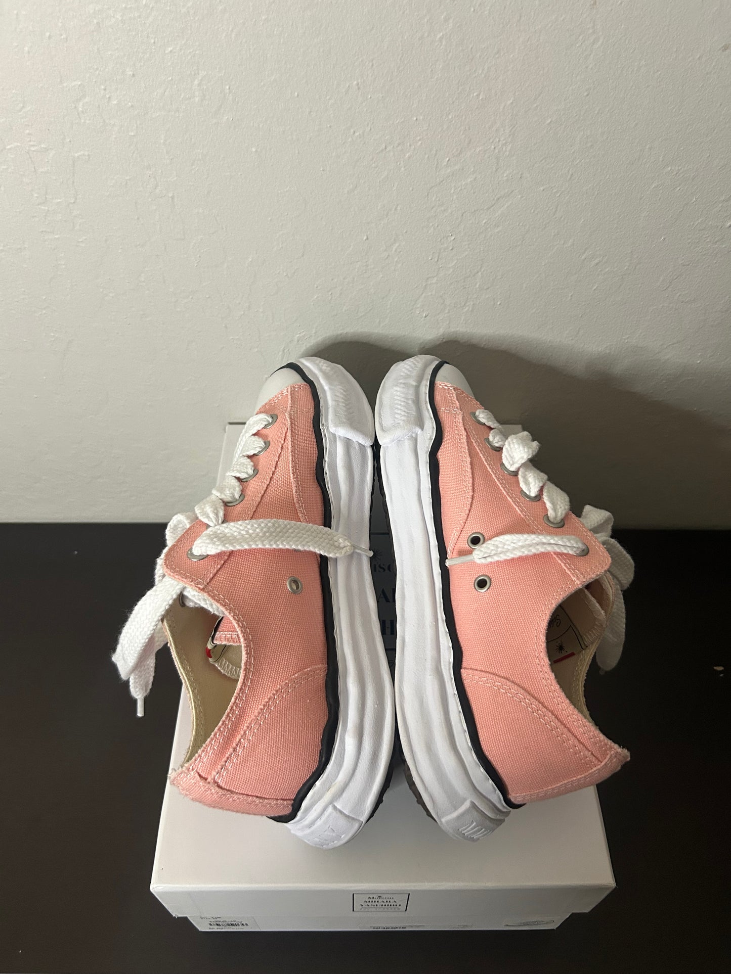 Maison Mihara Pink Low Top Sneaker