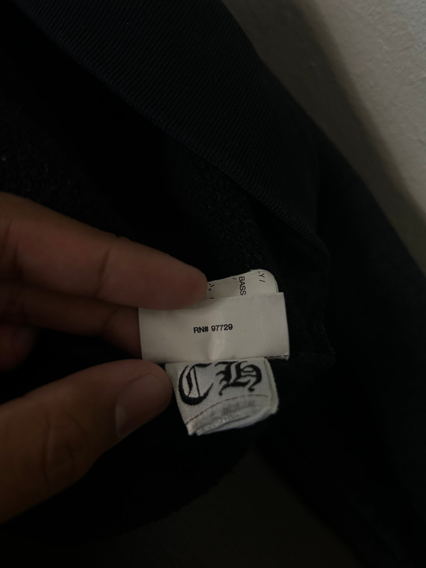 Chrome Hearts Black Floral Pullover