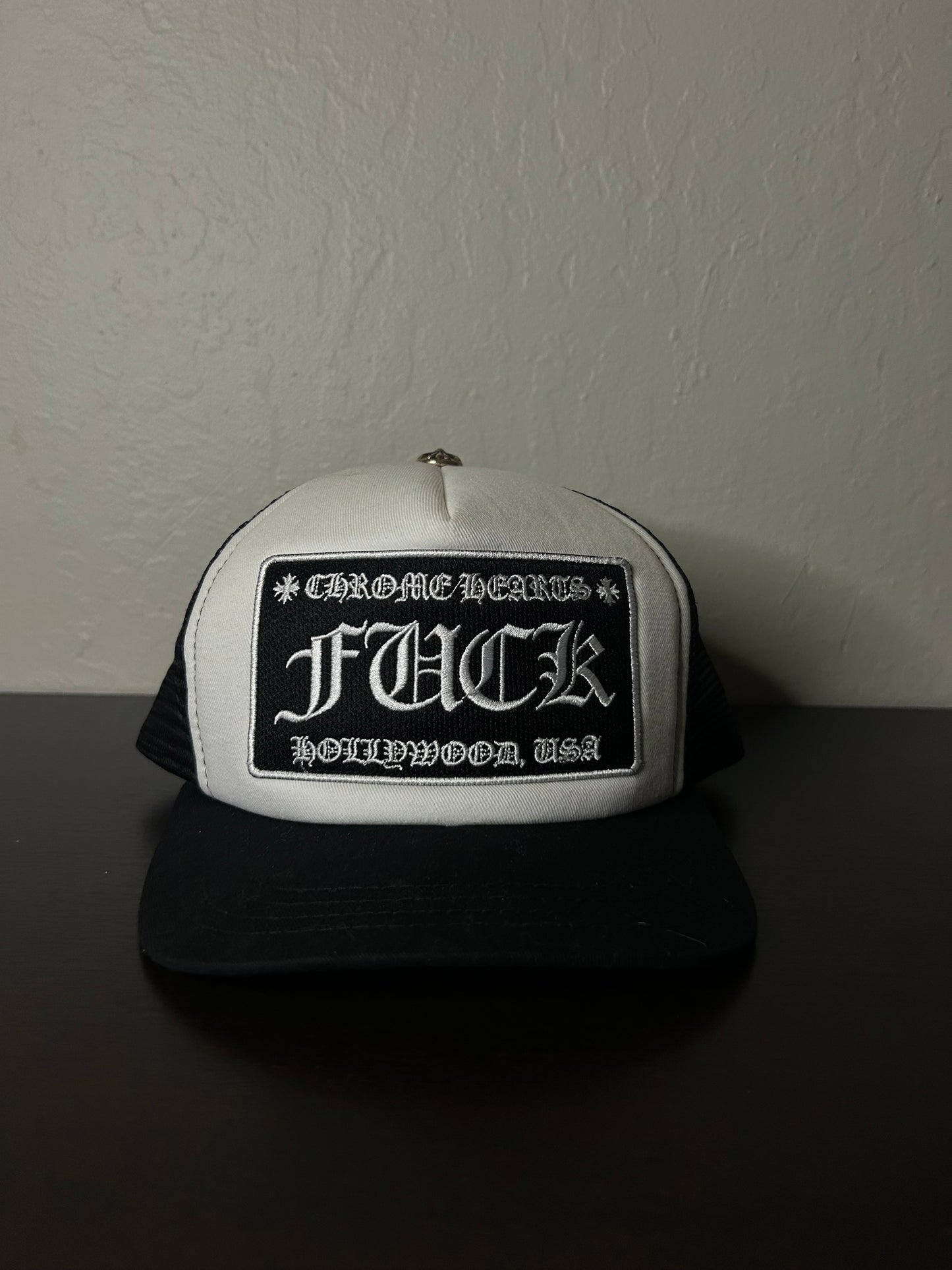Chrome Hearts Fuck Hollywood Trucker Hat