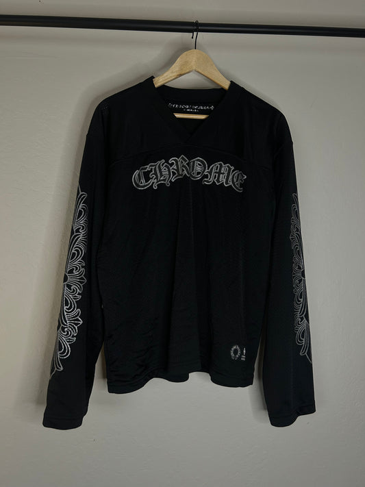 Black Chrome Hearts Mesh Jersey