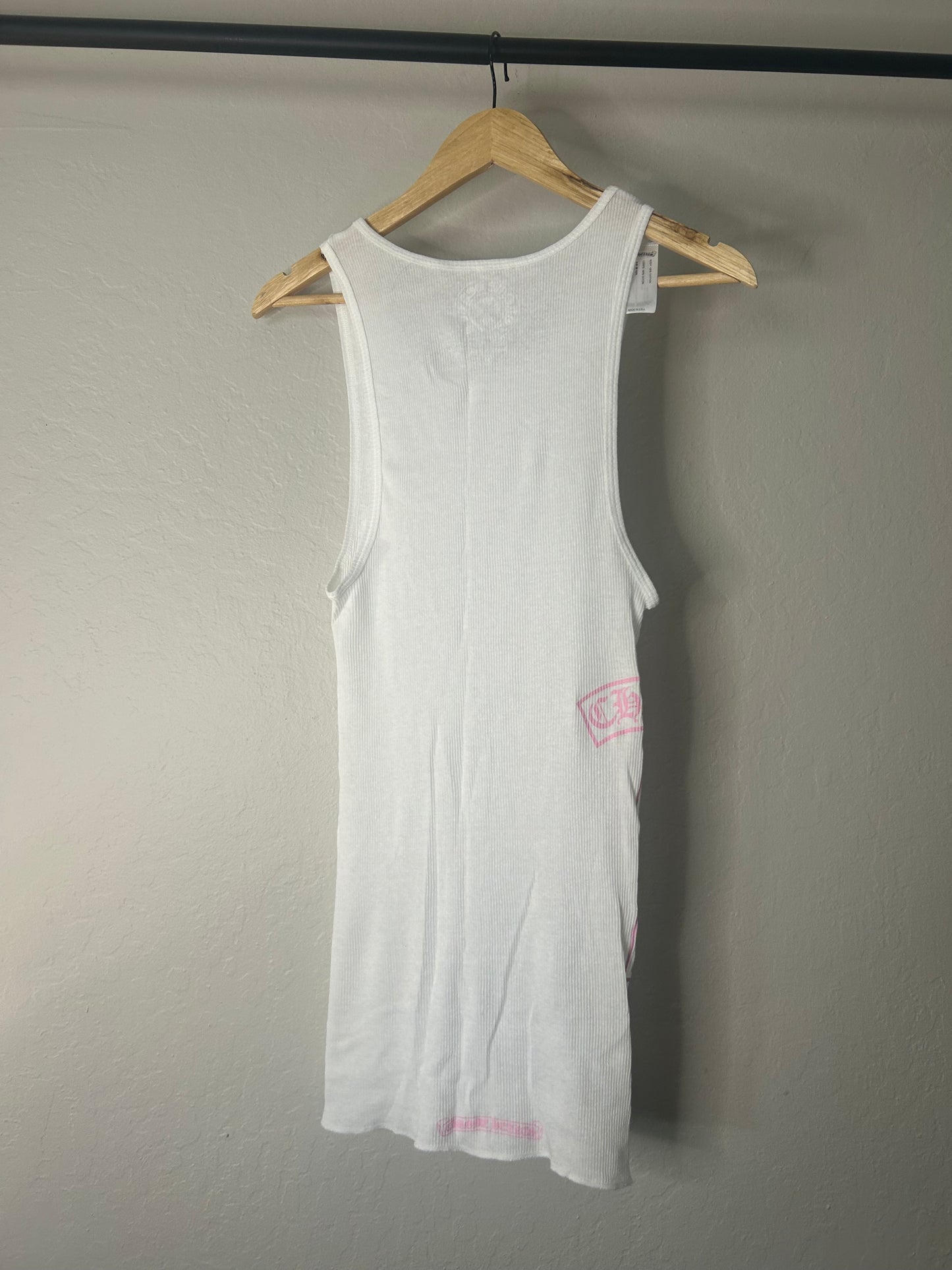 Chrome Hearts Pink T Bar Tank Top