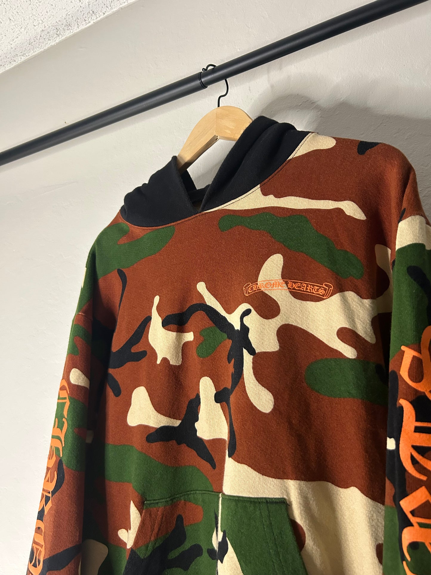Chrome Hearts Matty Boy Camo Caution Hoodie