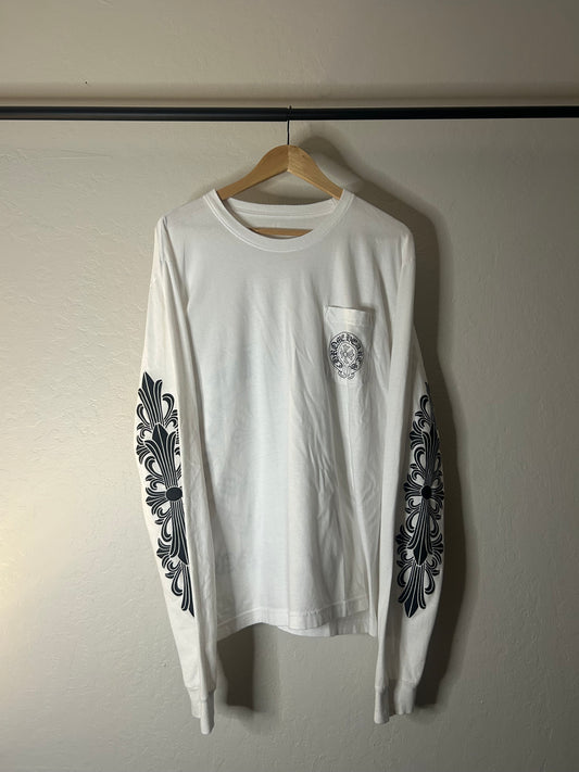 Chrome Hearts Las Vegas White Floral Longsleeve