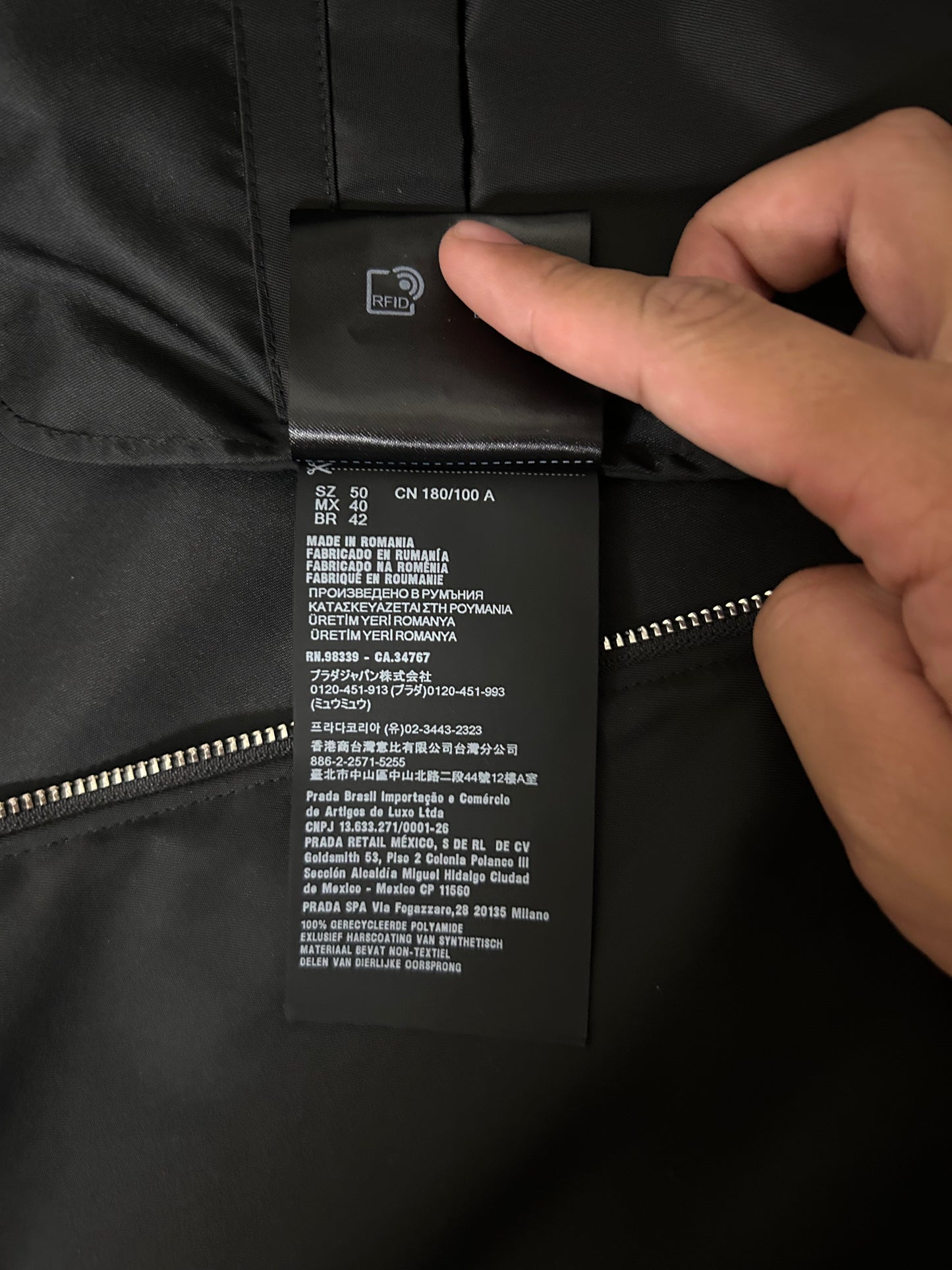 Prada Nylon Work Jacket