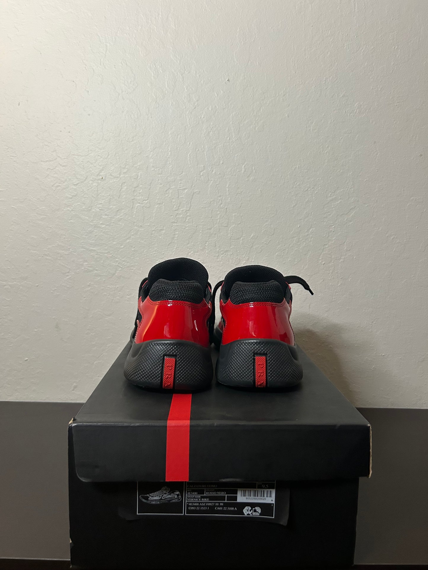 Prada Black and Red Cups