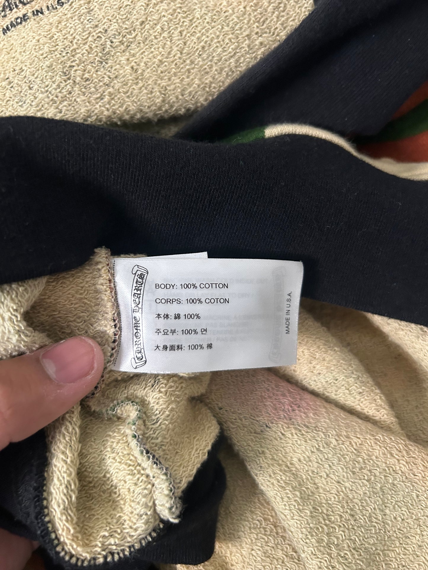 Chrome Hearts Matty Boy Camo Caution Hoodie