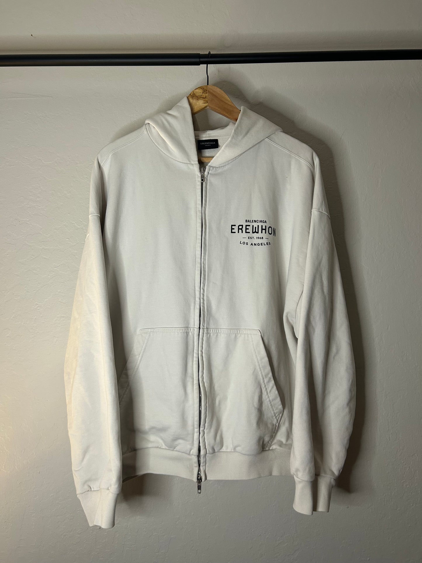 Balenciaga White Erewhon Hoodie