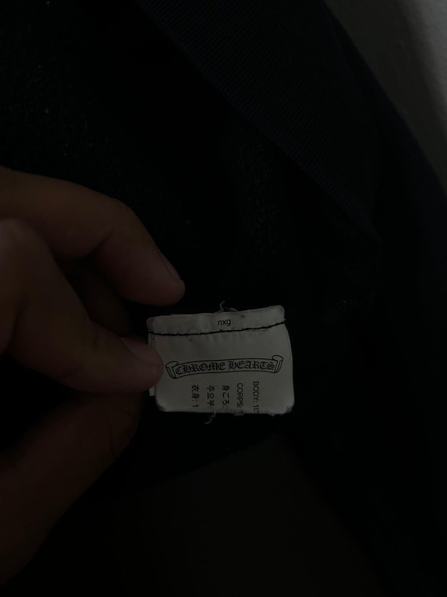 Chrome Hearts Black Floral Pullover