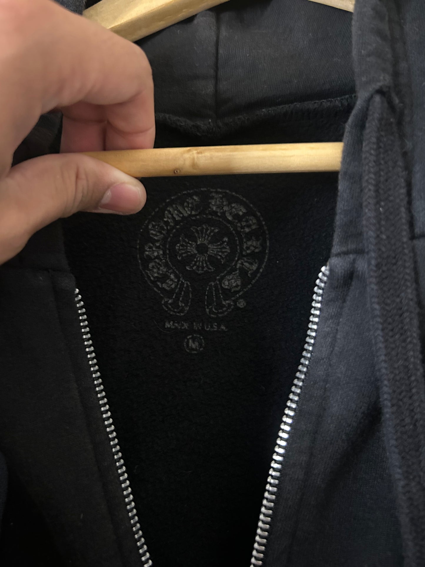 Chrome Hearts Gradient Floral Zip Up Hoodie