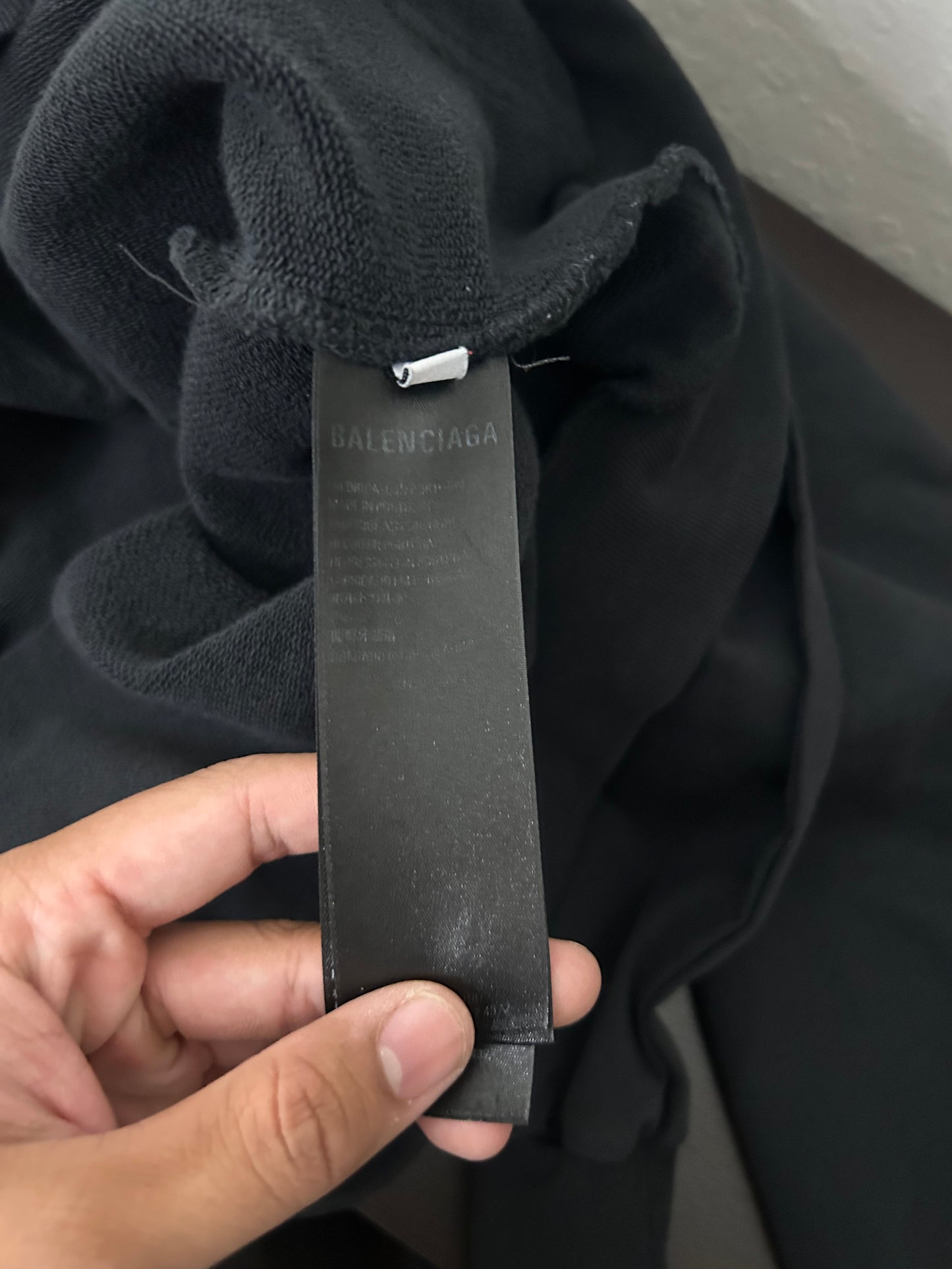 Balenciaga Double Hooded Unity Logo Zip up Hoodie
