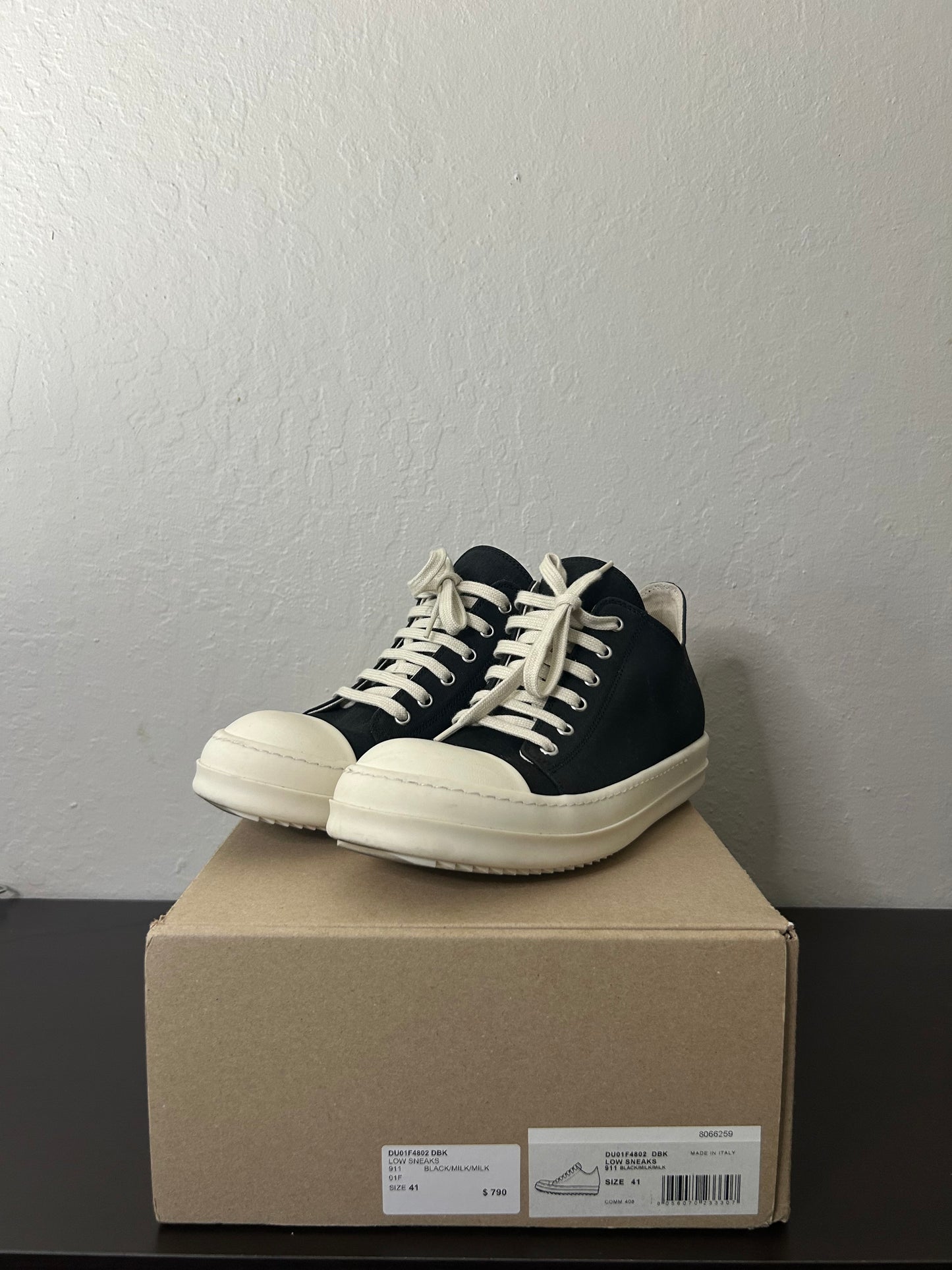 Rick Owens DRKSHDW Canvas Ramones