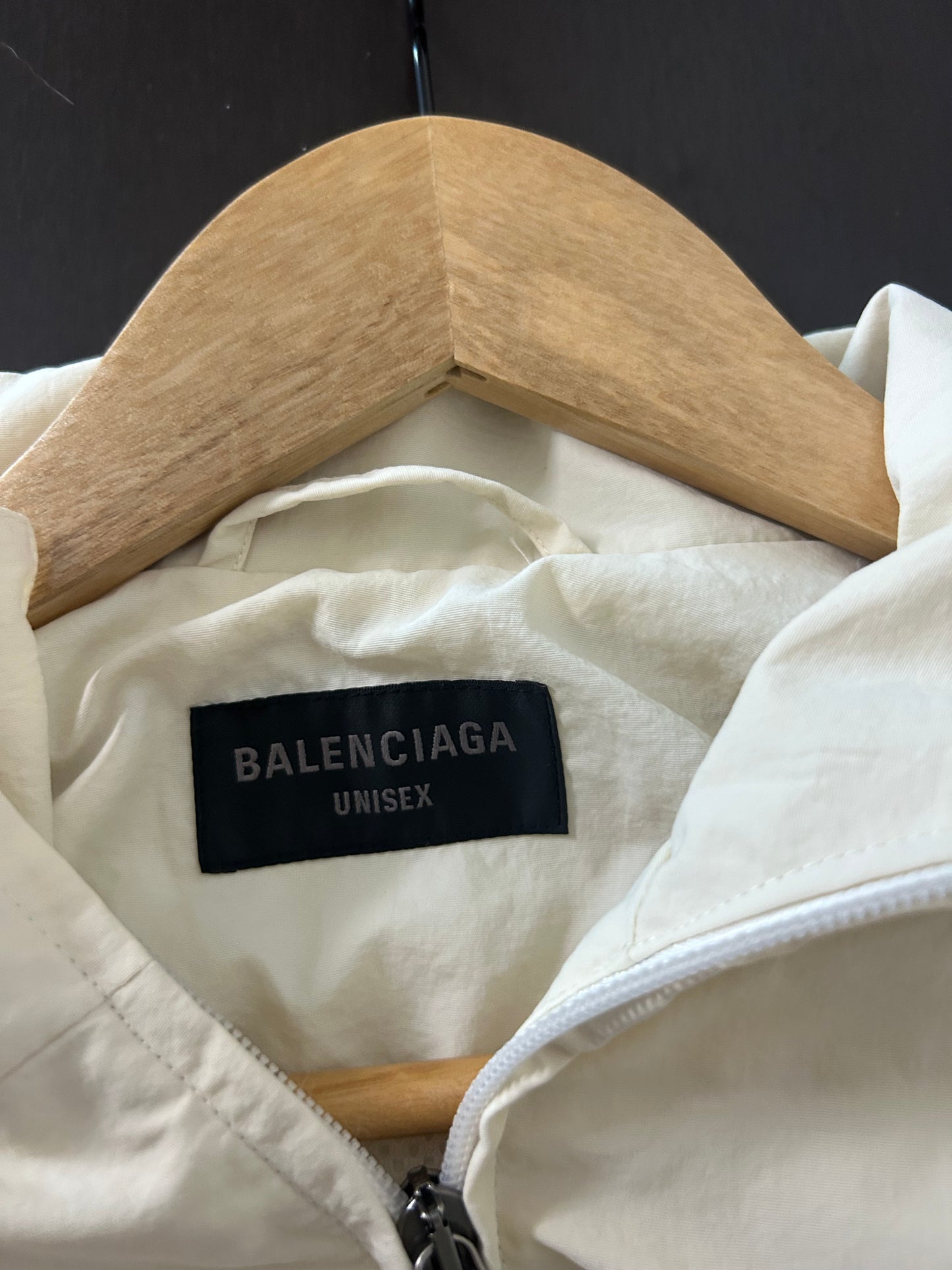 Balenciaga Cream White Track Jacket