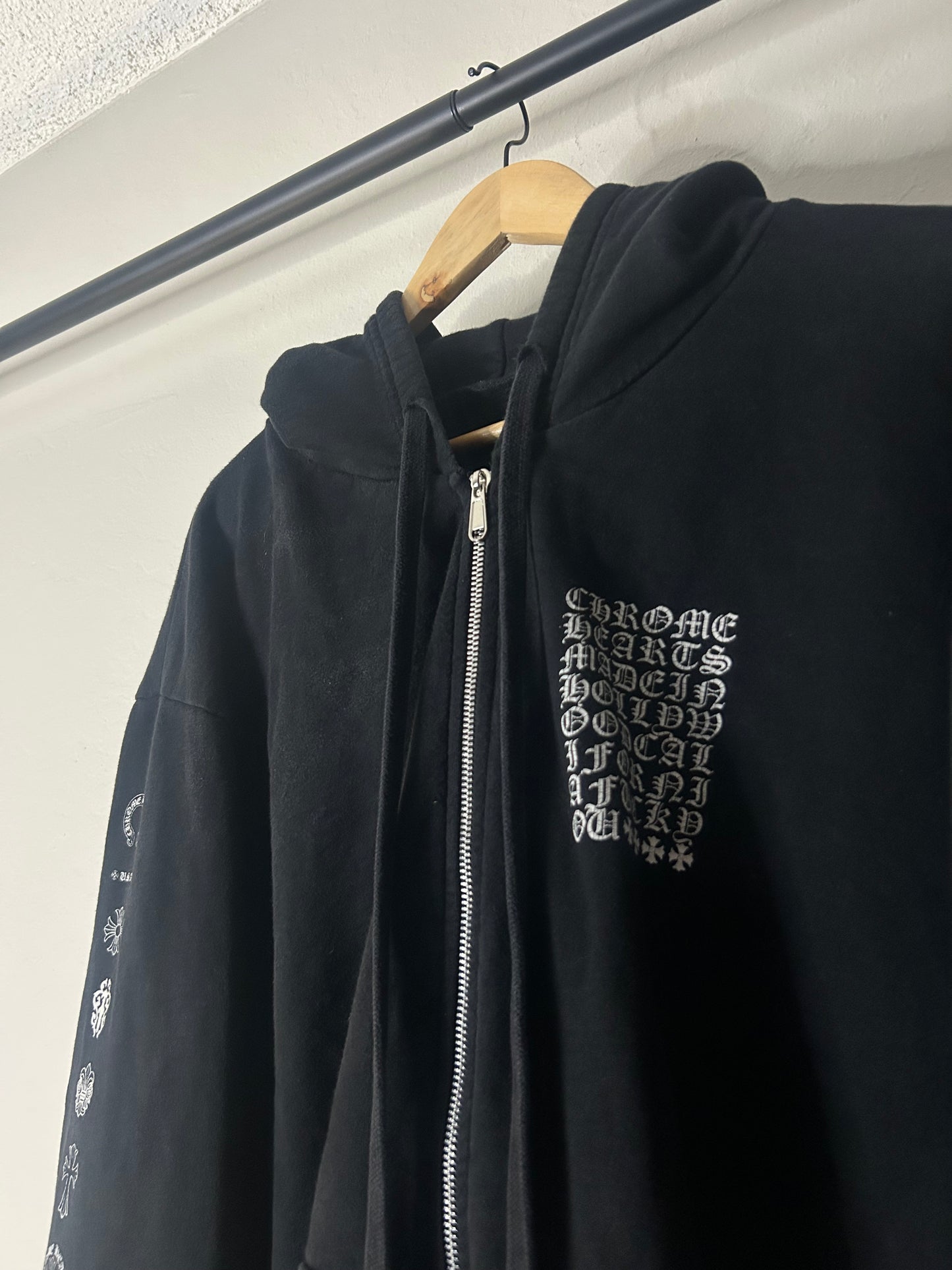 Chrome Hearts Multi Log Zip Up Hoodie