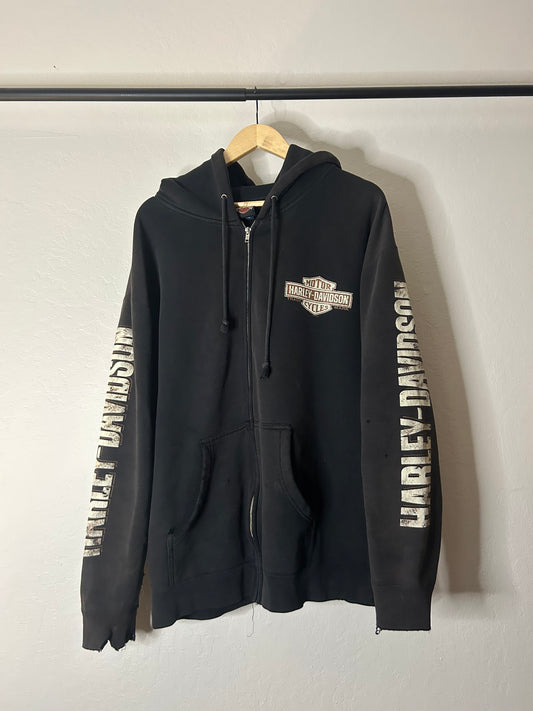 Vintage Harley Davidson Zip up Hoodie