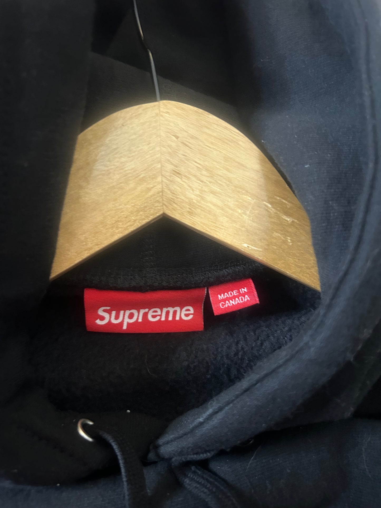 Supreme Black Box Logo Hoodie