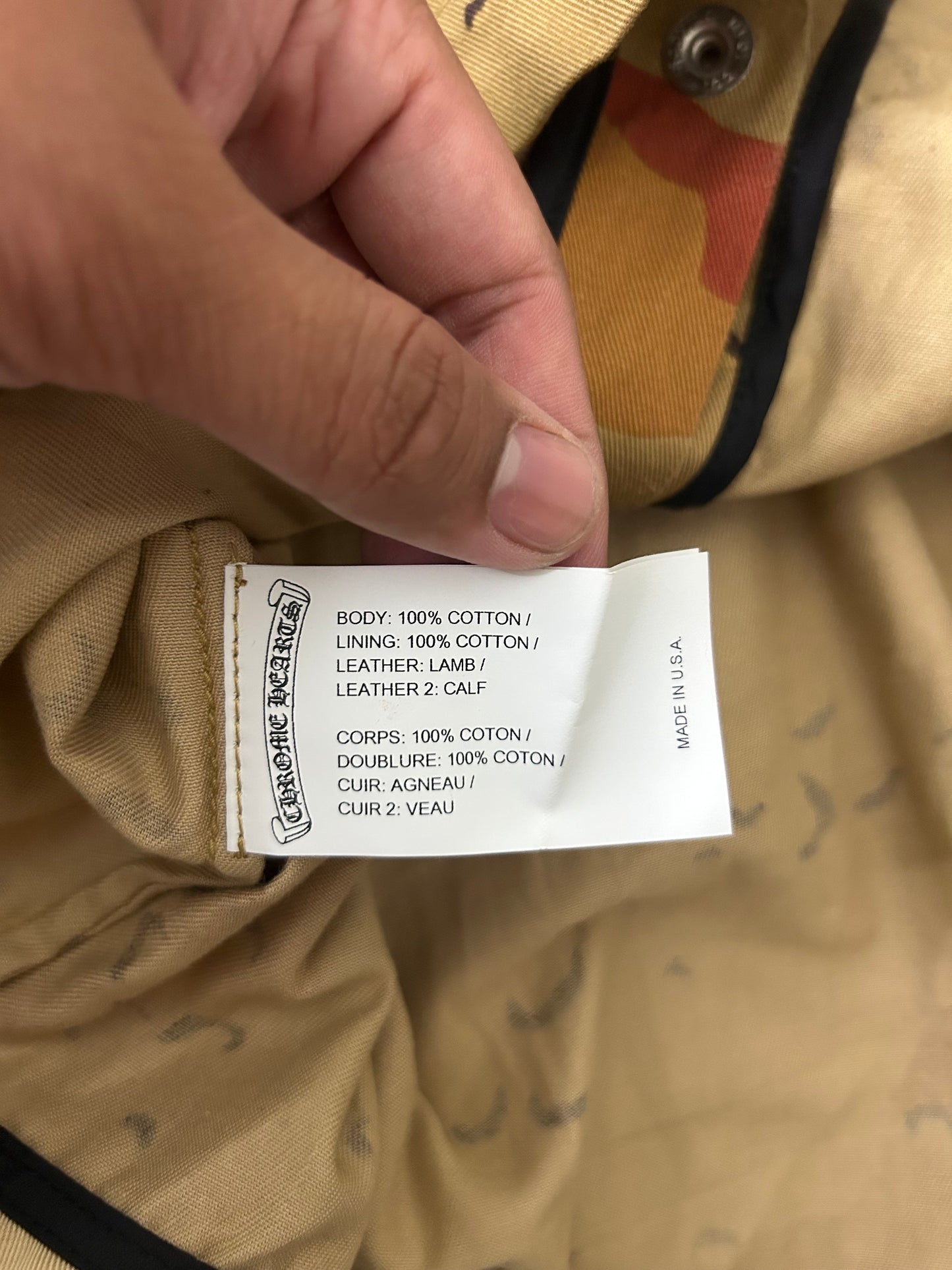 Chrome Hearts Matty Boy Camo Button Up “Sex” Shirt
