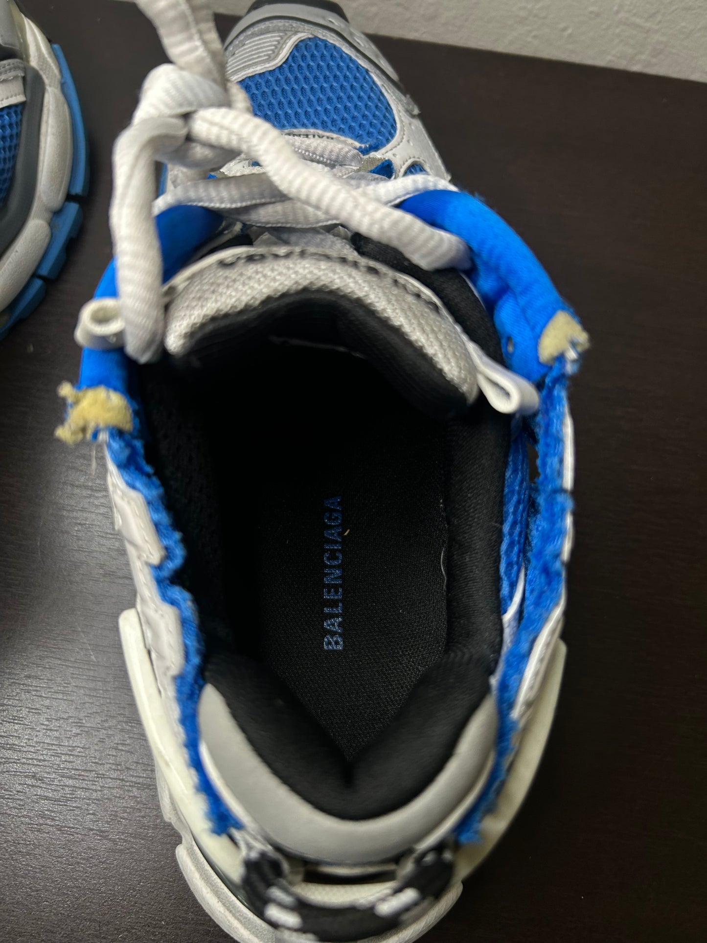 Balenciaga Blue And White Runner