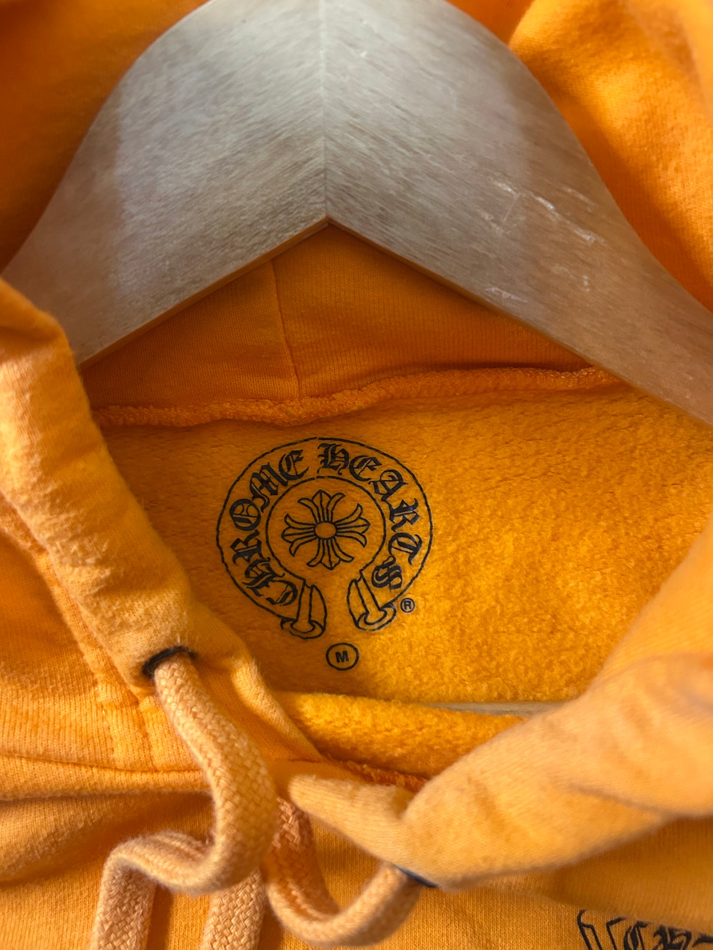 Chrome Hearts Off White Orange Scroll Hoodie