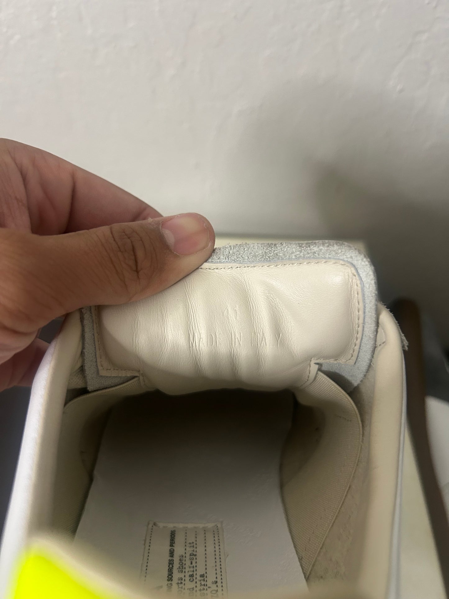 Maison Margiela White and Neon Gats