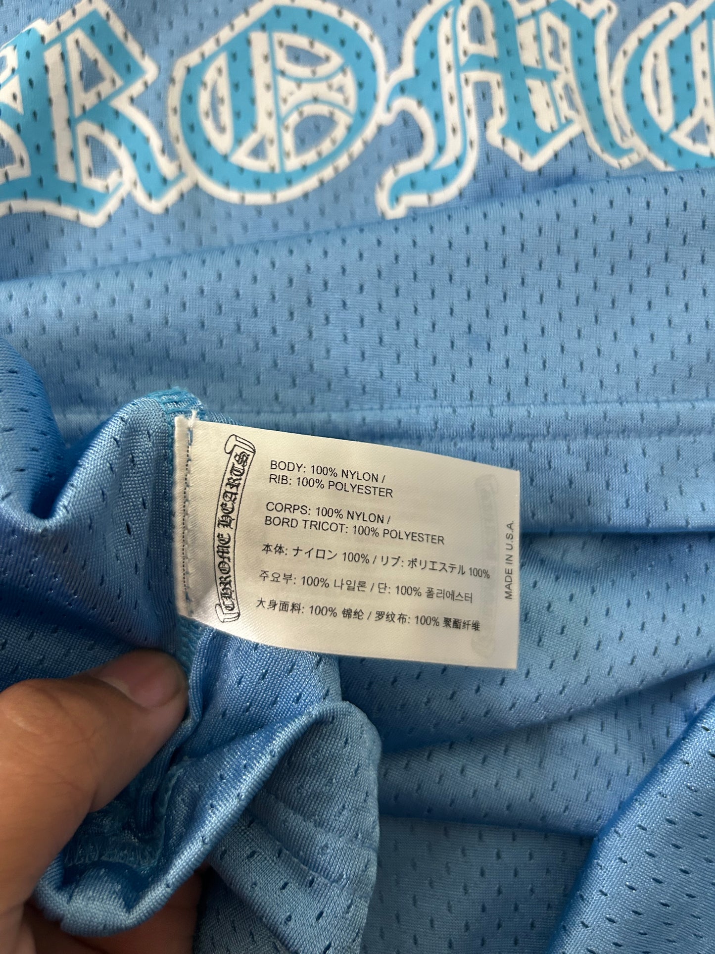 Chrome Hearts Blue Long sleeve Jersey