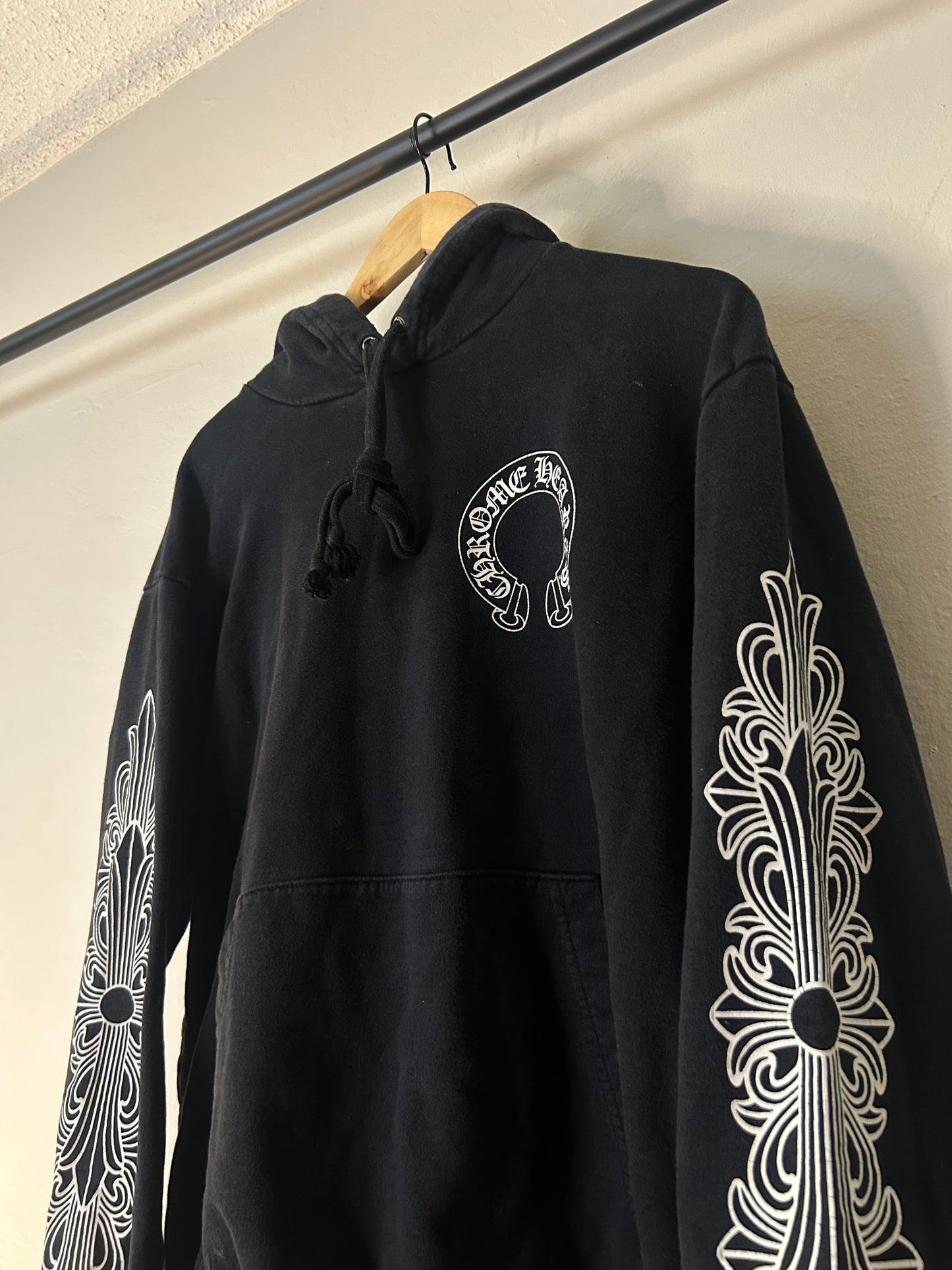 Chrome Hearts Black Floral Pullover