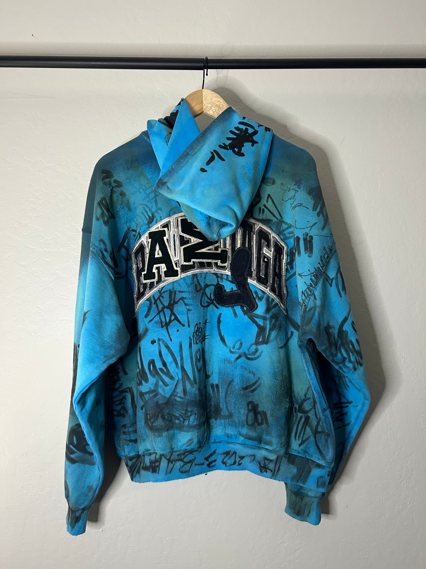 Balenciaga Blue Skater Hoodie