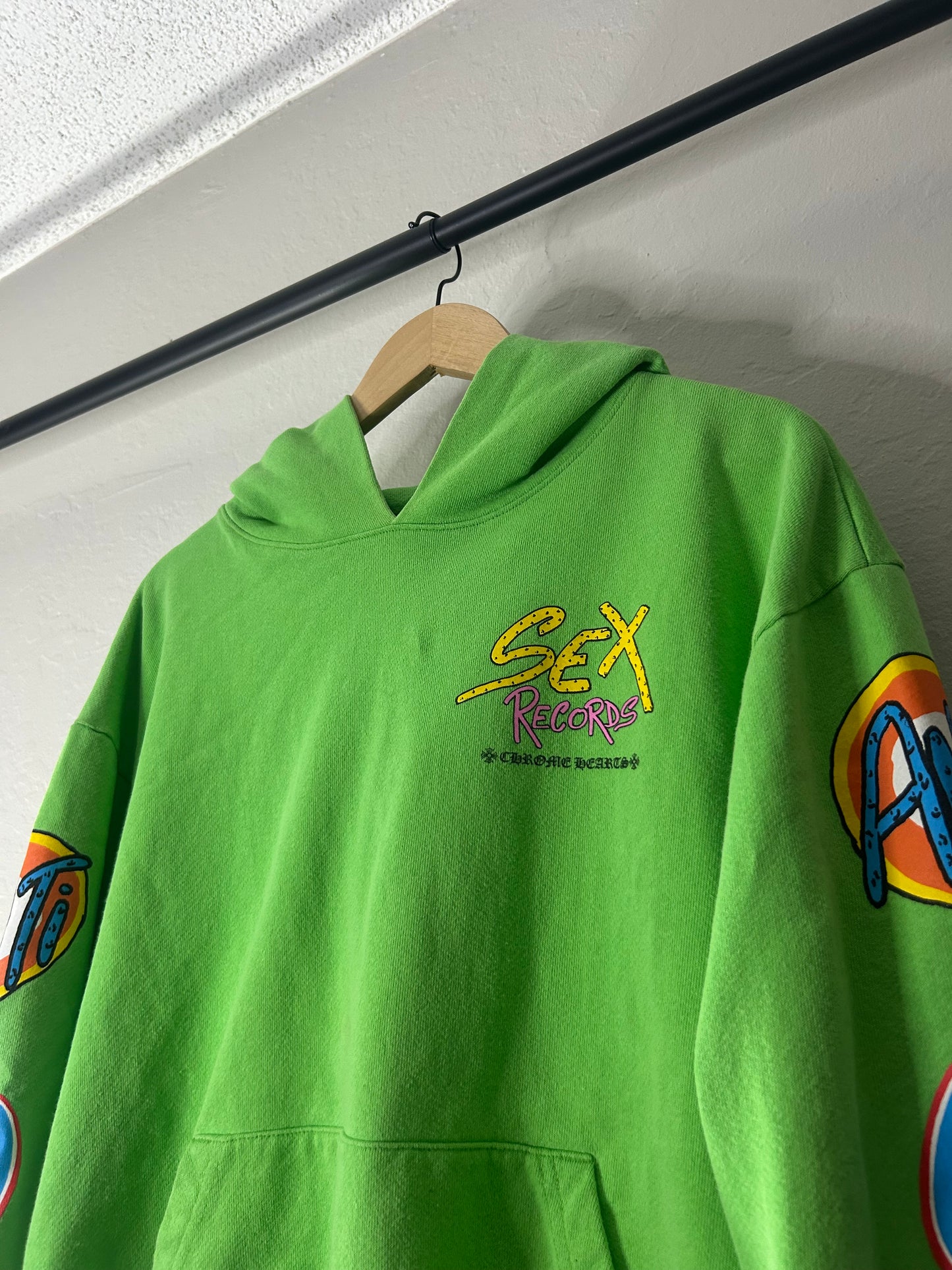 Chrome Hearts Green Sex Records Hoodie