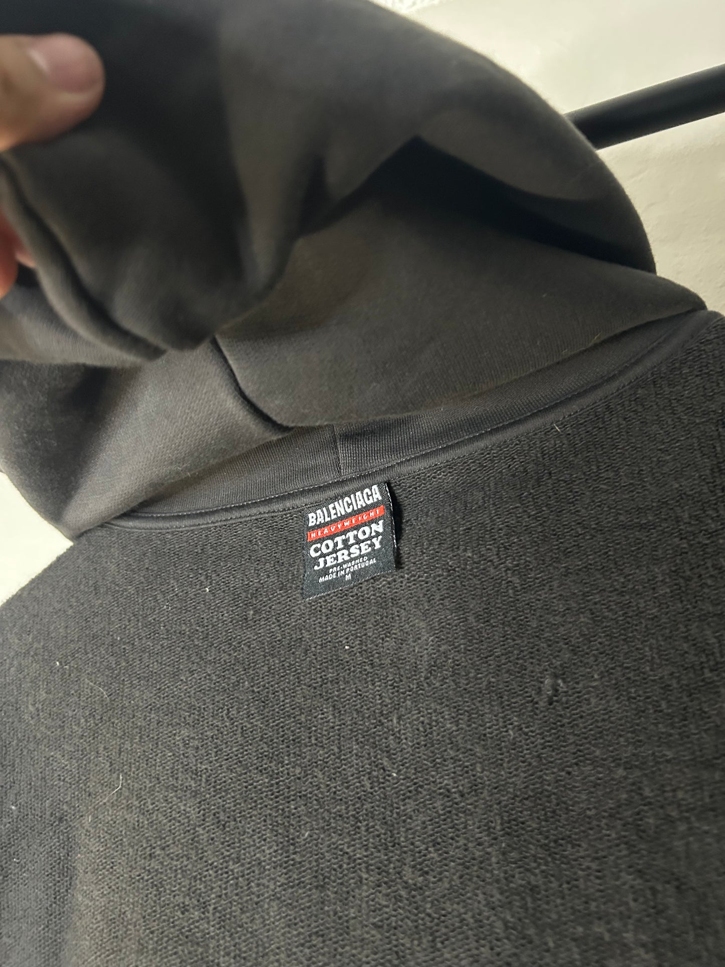 Balenciaga Inside Out Surf Logo Zip Up Hoodie