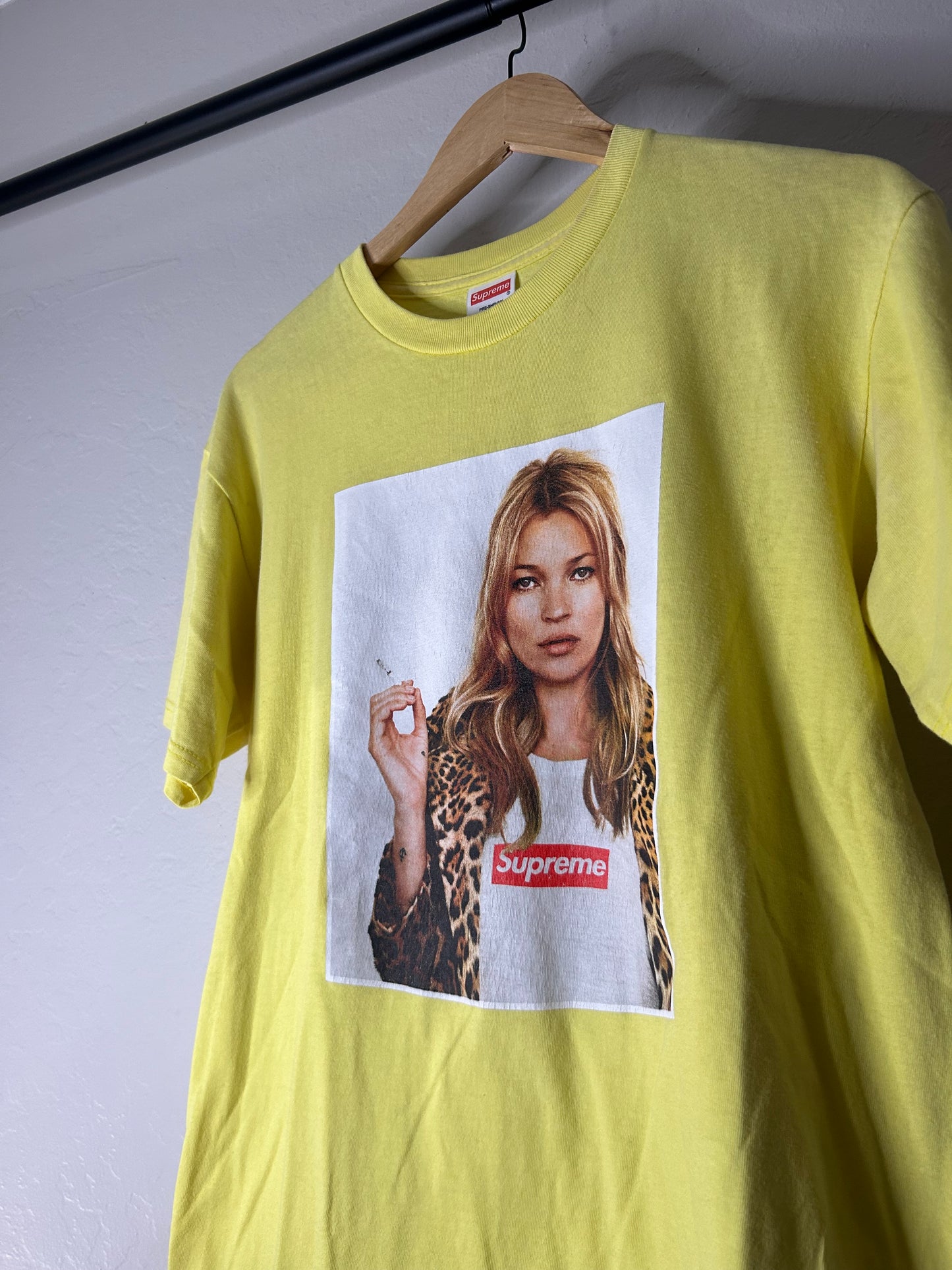 Supreme Yellow Kate Moss Photo Tee