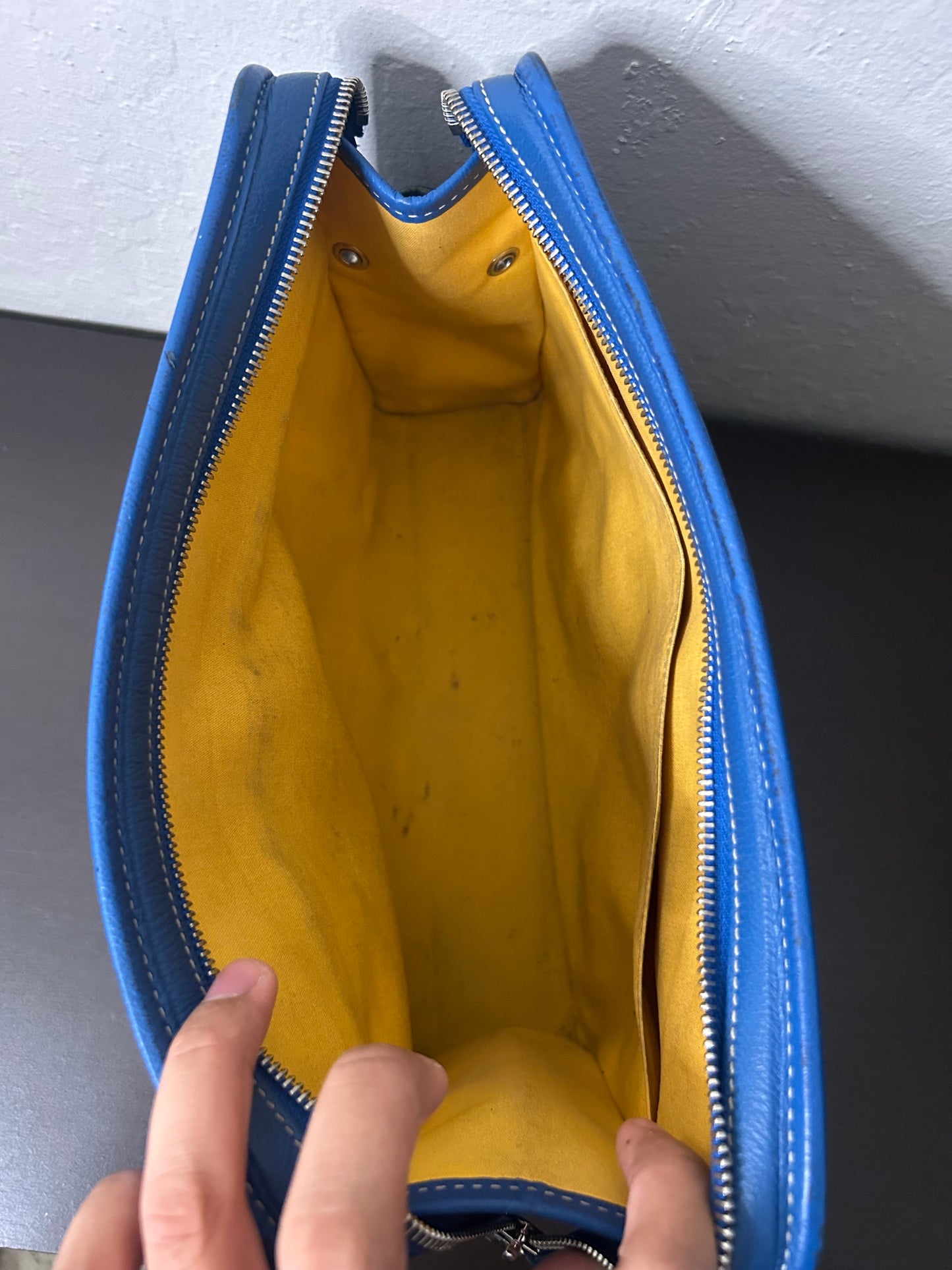 Goyard Blue Toiletry Bag