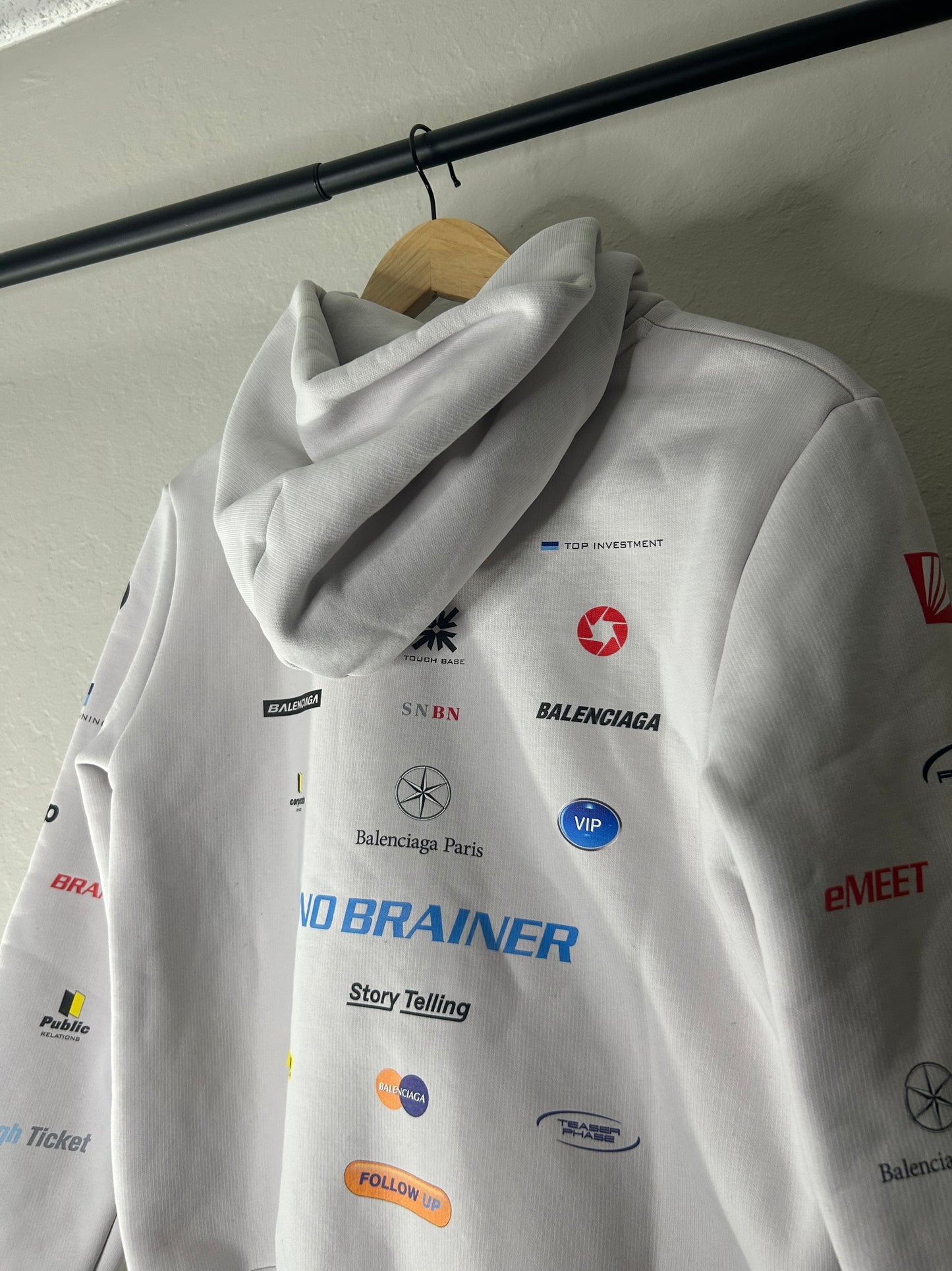 Balenciaga Business Zip Up Hoodie
