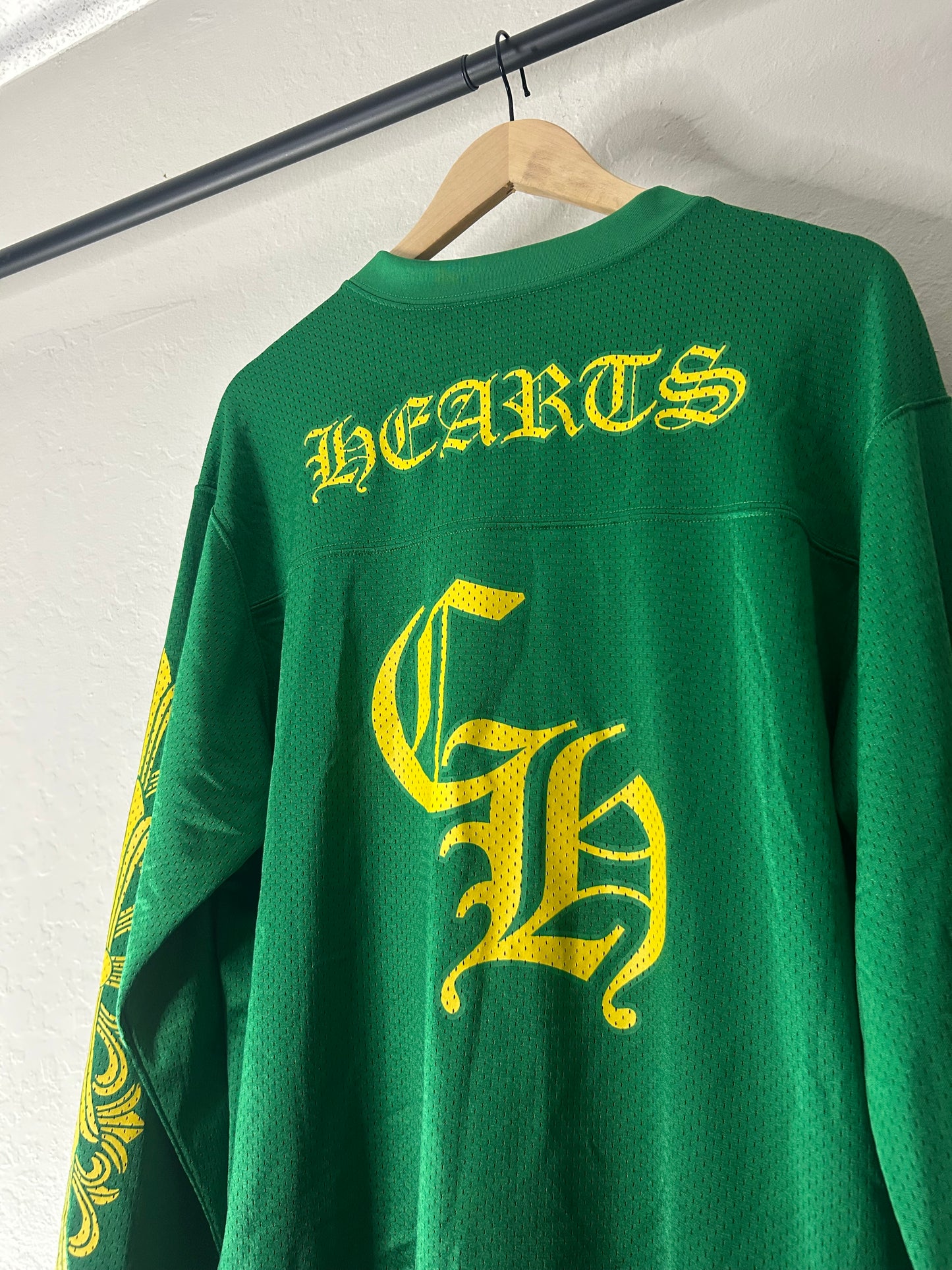Chrome Hearts Green/Yellow Longsleeve Jersey