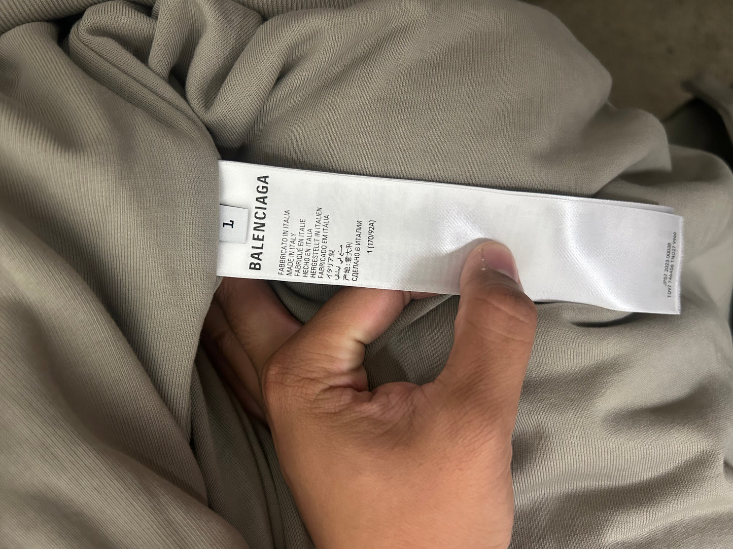 Balenciaga Tan All in one Bomber